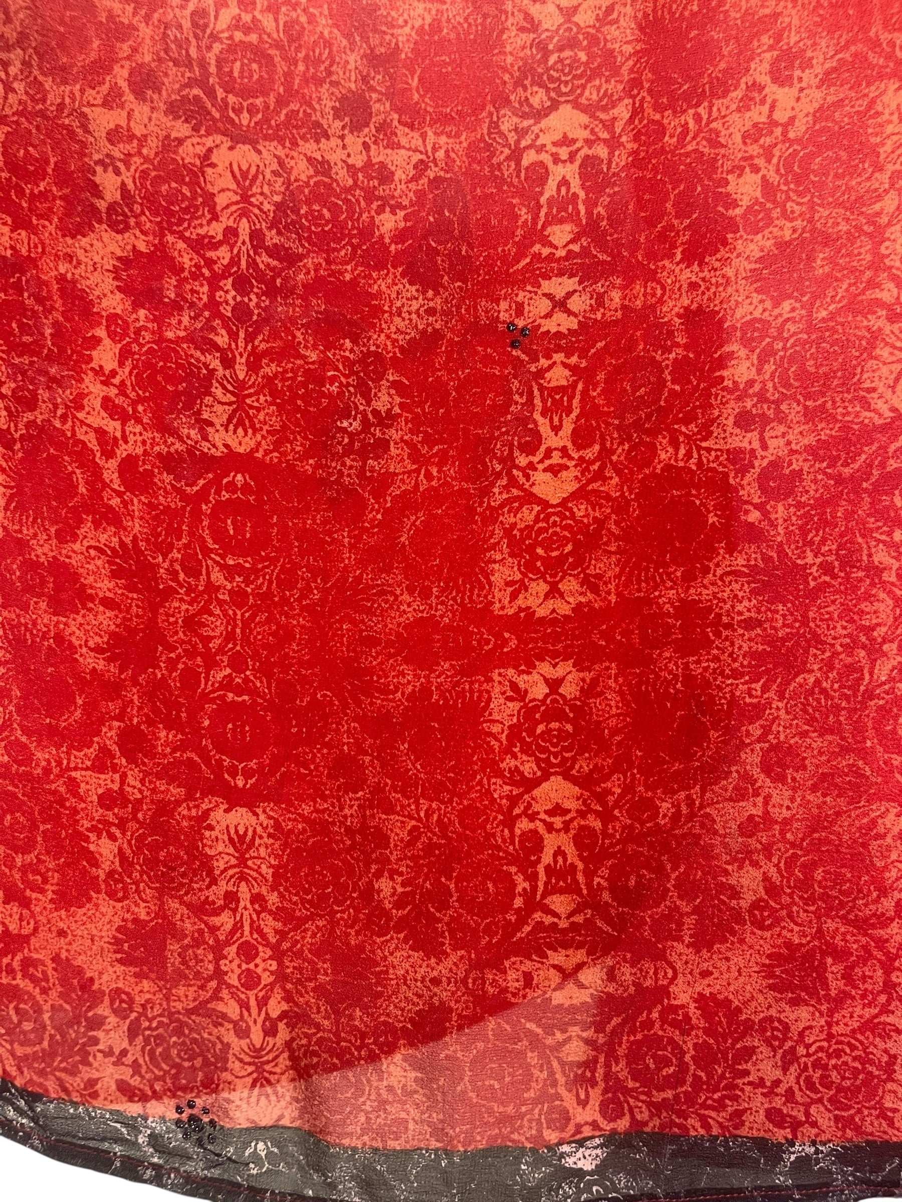 PREVIEW PRG7874 Sheer Avatar Pure Silk Capelet Poncho by DECEMBER2025 – Handmade ethical Poncho from sariKNOTsari using upcycled silk. Designed in Canada for travel and slow fashion, loved from Toronto to LA to Sydney.