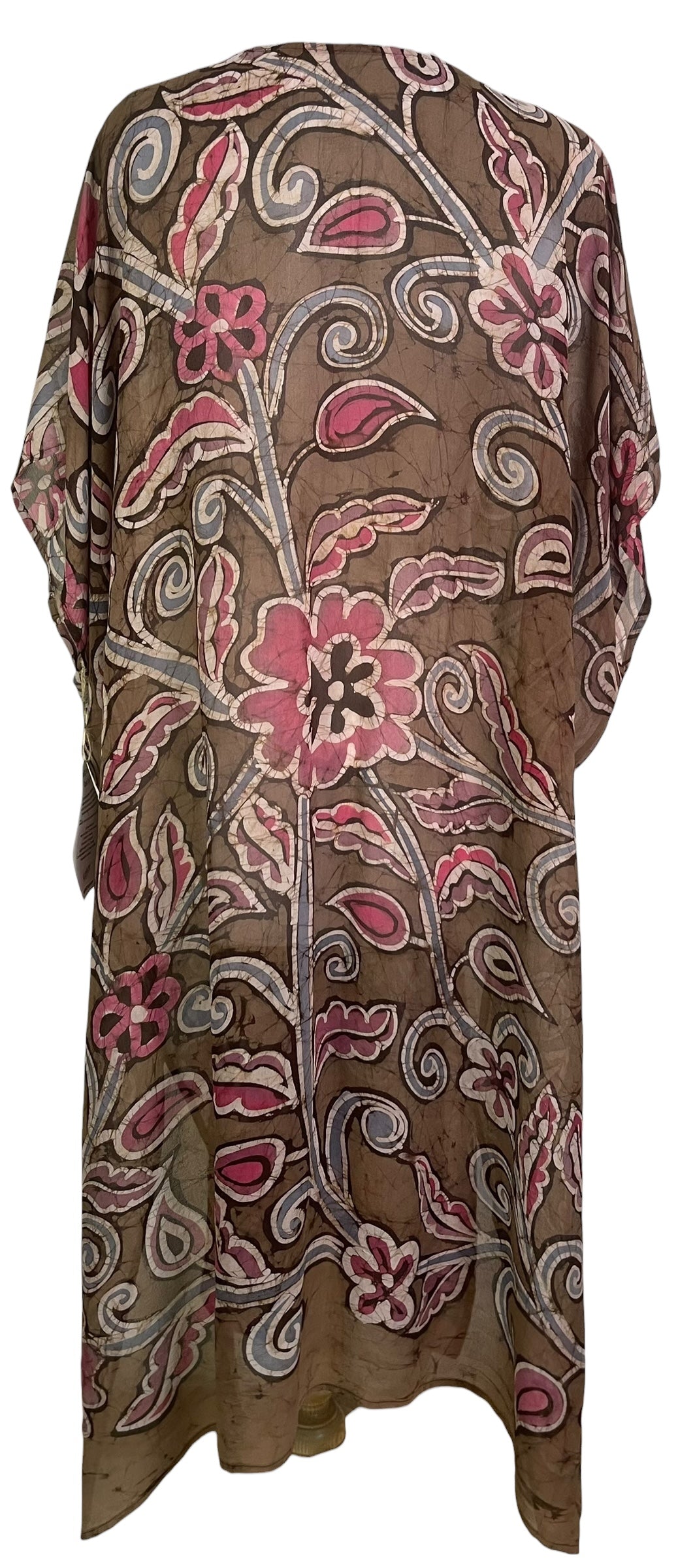 PRG8869 Sheer Avatar Pure Silk Maxi Kaftan