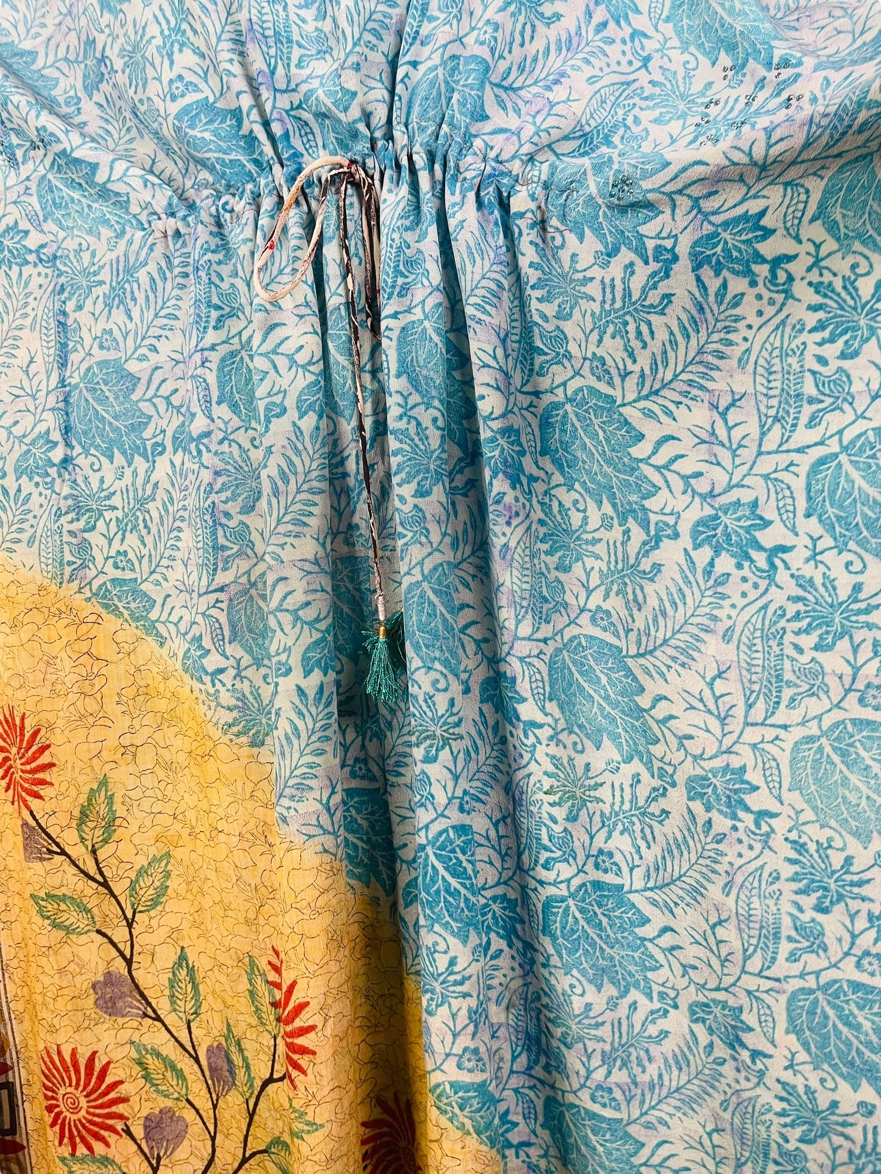 PRC6771 Avatar Pure Silk Maxi Kaftan