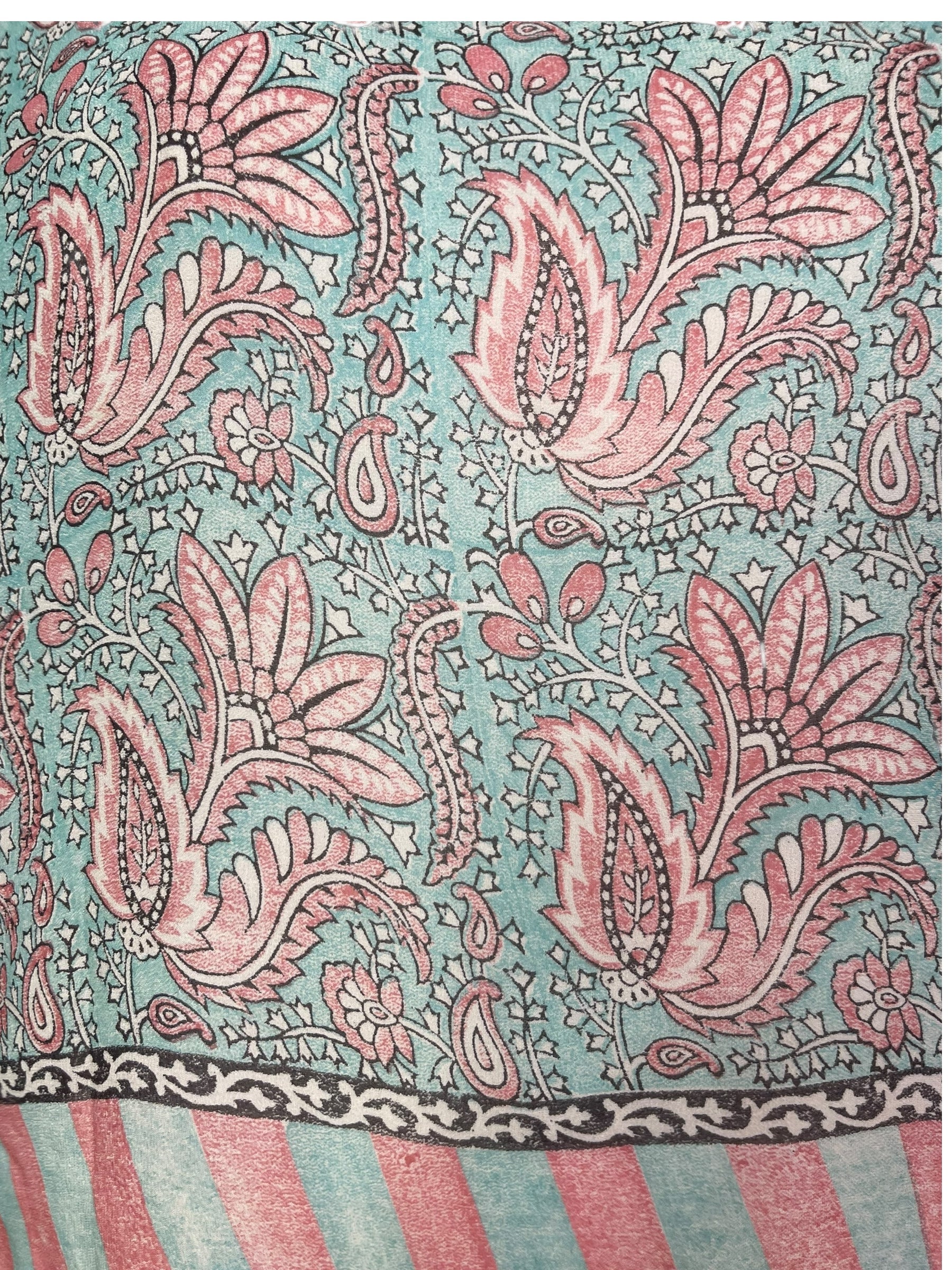 PRG7953 Sheer Avatar Pure Silk Boxy Top