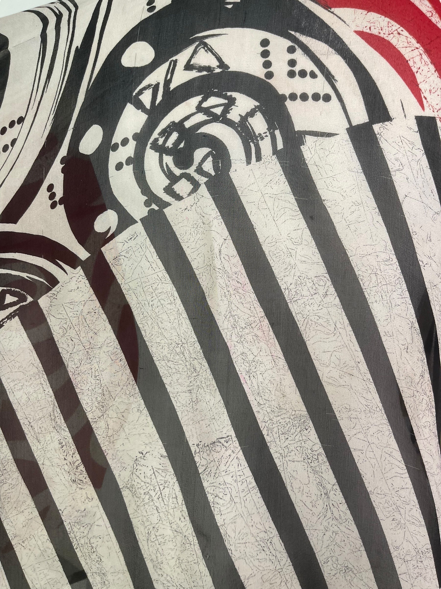 PRG7572 Sheer Wabi Sabi Pure Silk Side Slit Top by DECEMBER2025 – Handmade ethical Side Slit Top from sariKNOTsari using upcycled silk. Designed in Canada for travel and slow fashion, loved from Toronto to LA to Sydney.