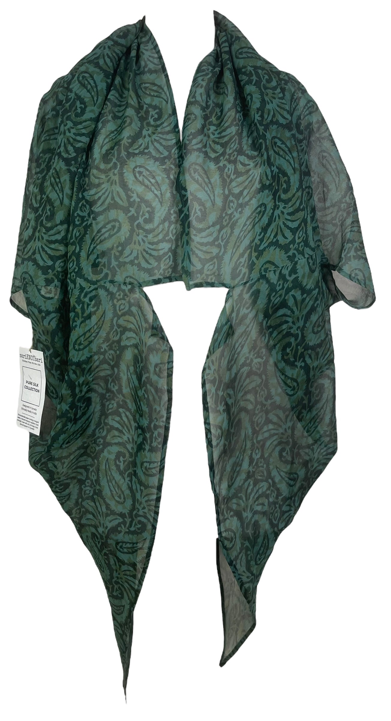 PRG8122 Sheer Avatar Pure Silk Cardigan