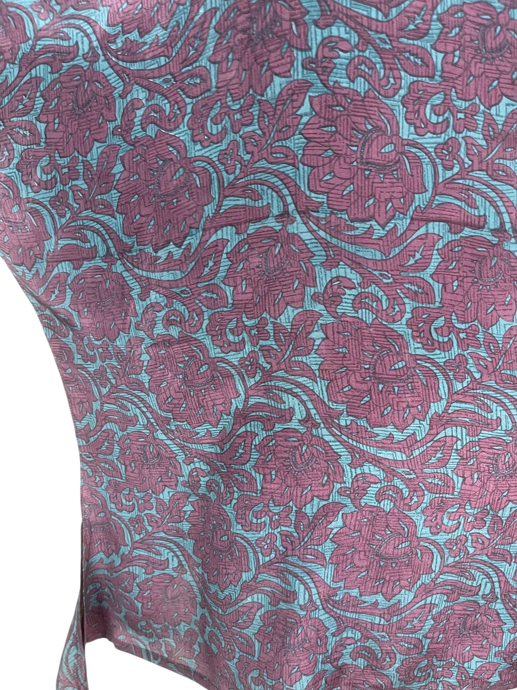 PRC8471 Wabi Sabi Pure Silk Long Tunic with Side Ties