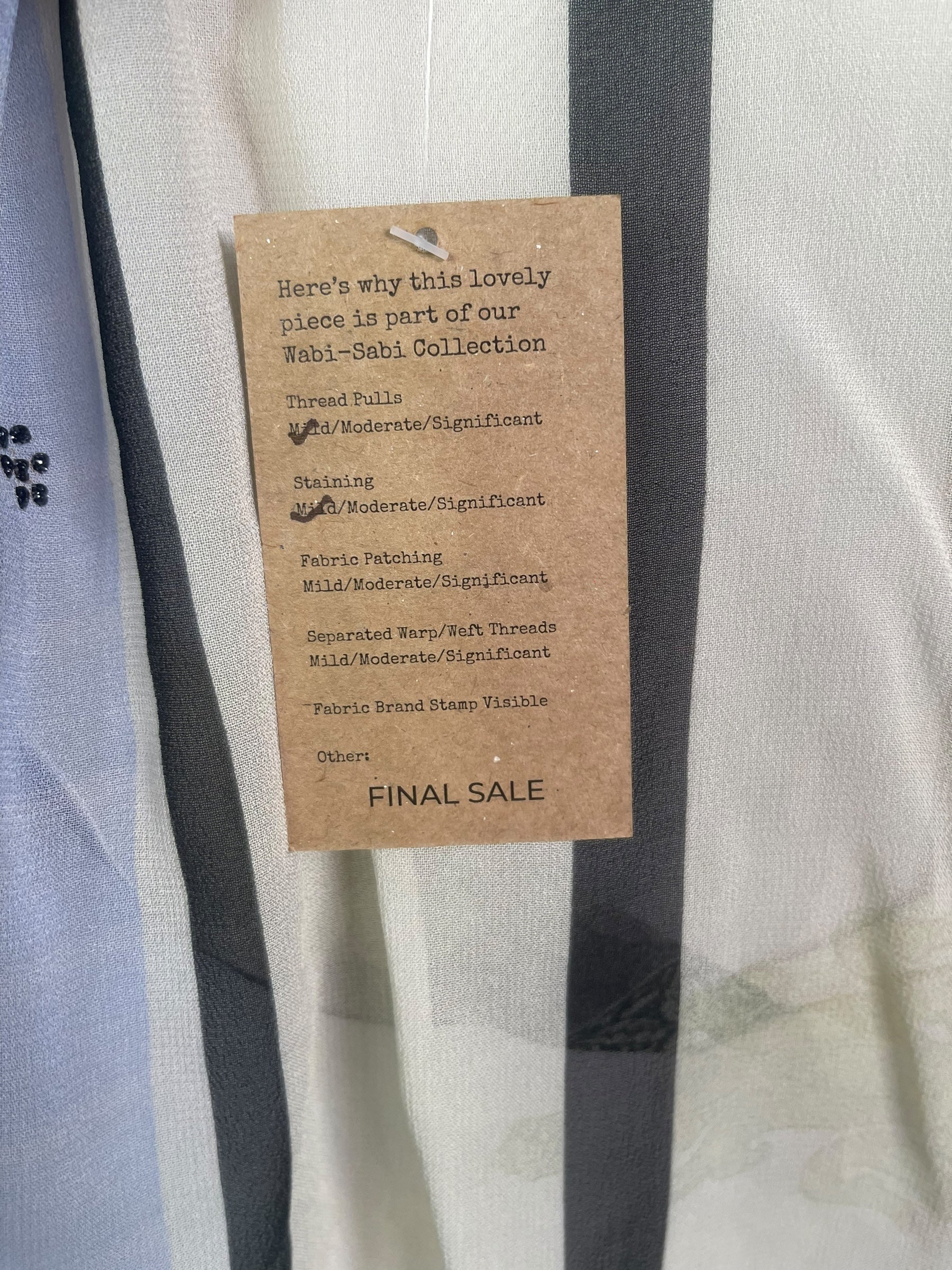 PRG8619 Sheer Wabi Sabi Pure Silk Kimono-Sleeved Jacket with Belt