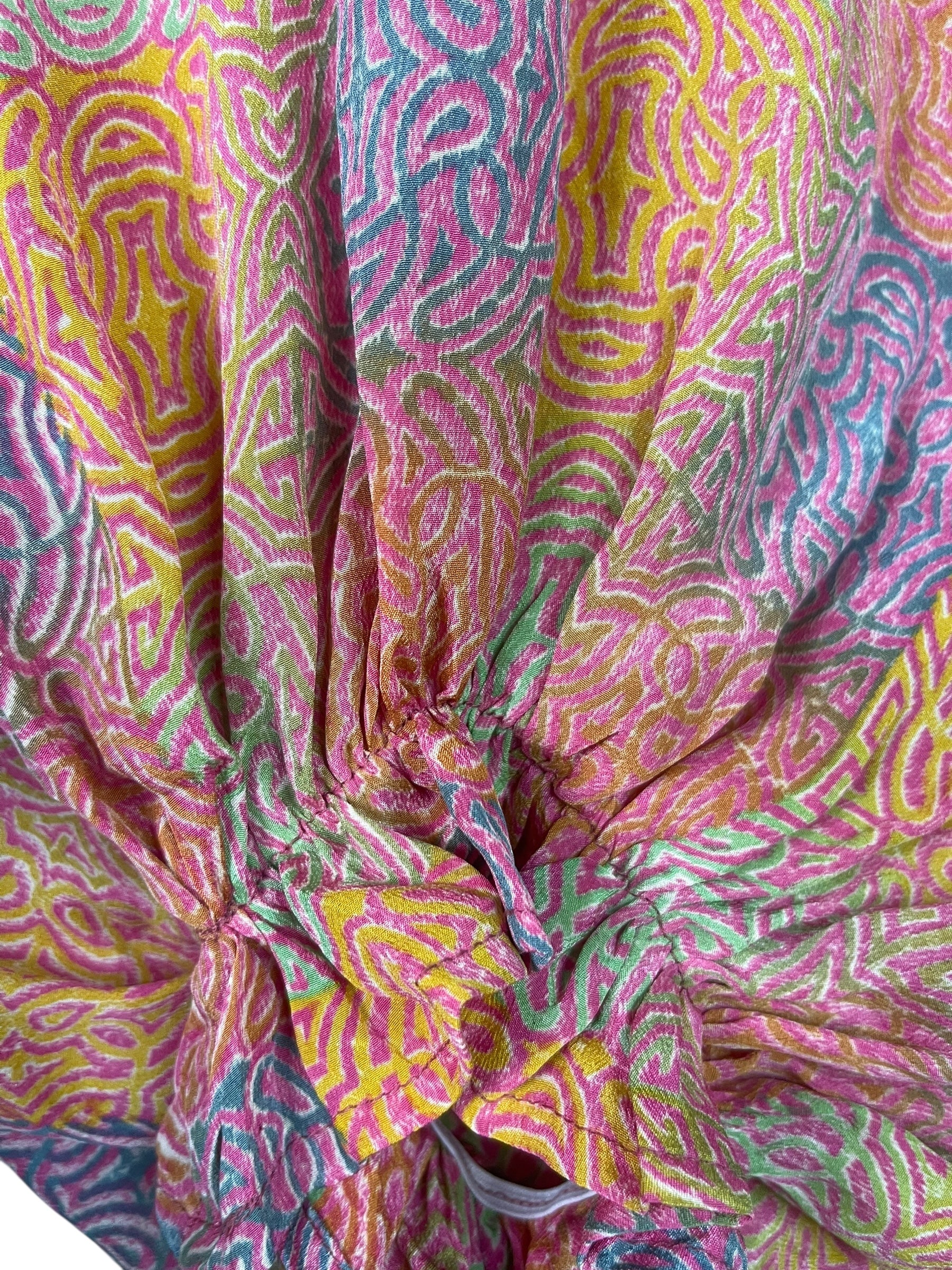 PREVIEW PRC8641 Avatar Pure Silk Bolero by MARCH2026 – Handmade ethical Bolero from sariKNOTsari using upcycled silk. Designed in Canada for travel and slow fashion, loved from Toronto to LA to Sydney.