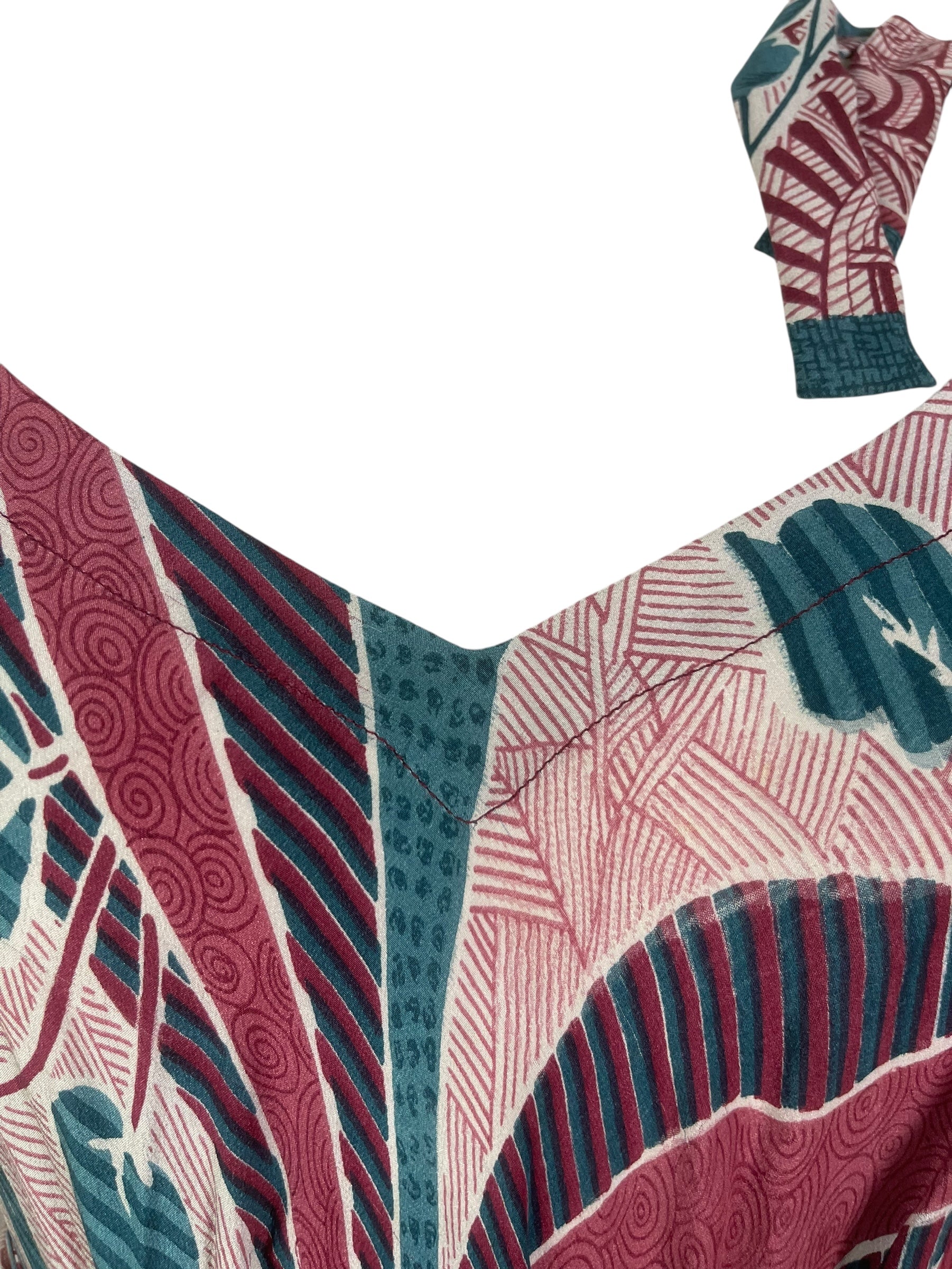 PRC7689 Wabi Sabi Pure Silk Maxi Dress with Belt