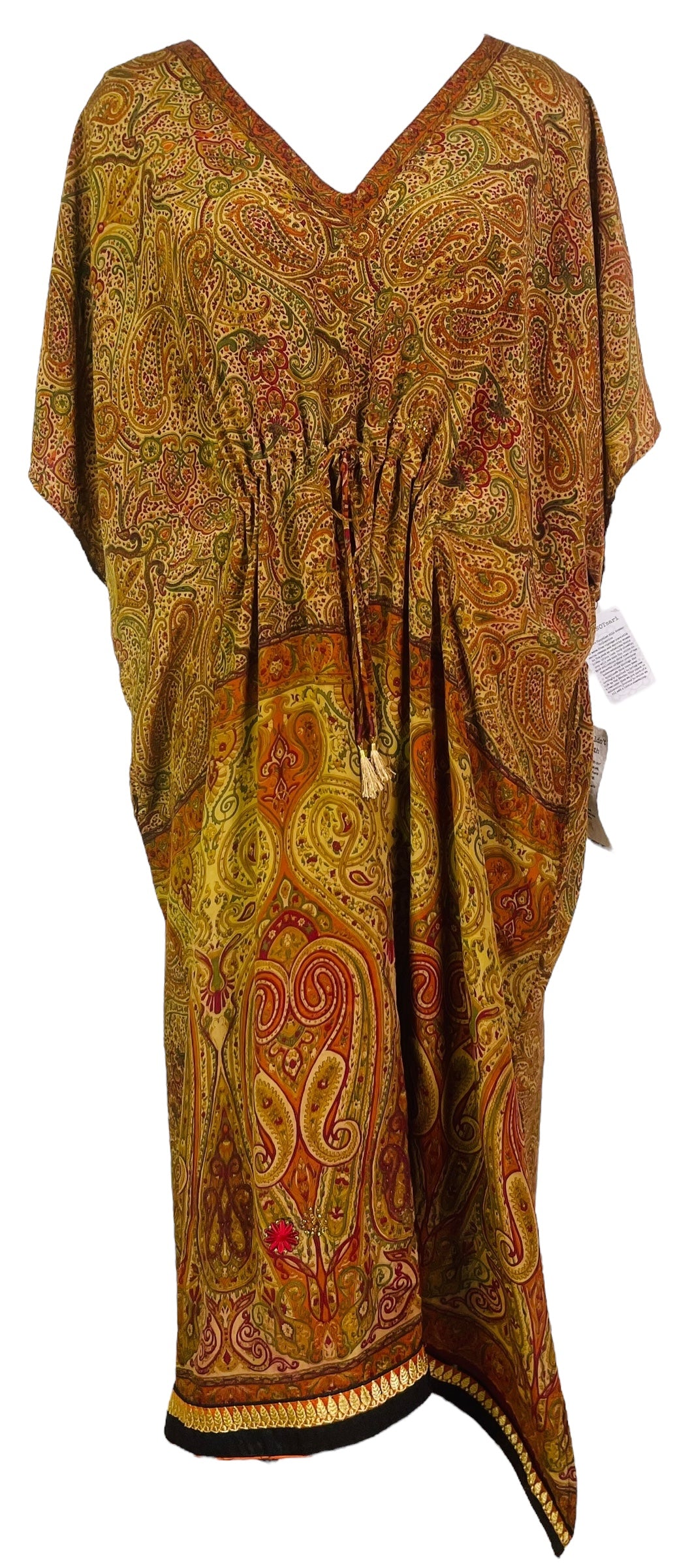 PRC6772 Avatar Pure Silk Maxi Kaftan