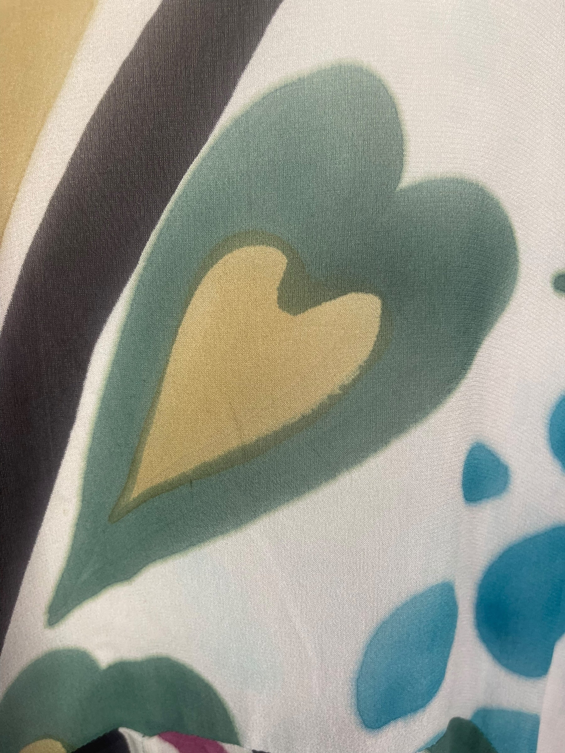 PRG8438 Sheer Avatar Pure Silk Sculptural Long Tunic Dress