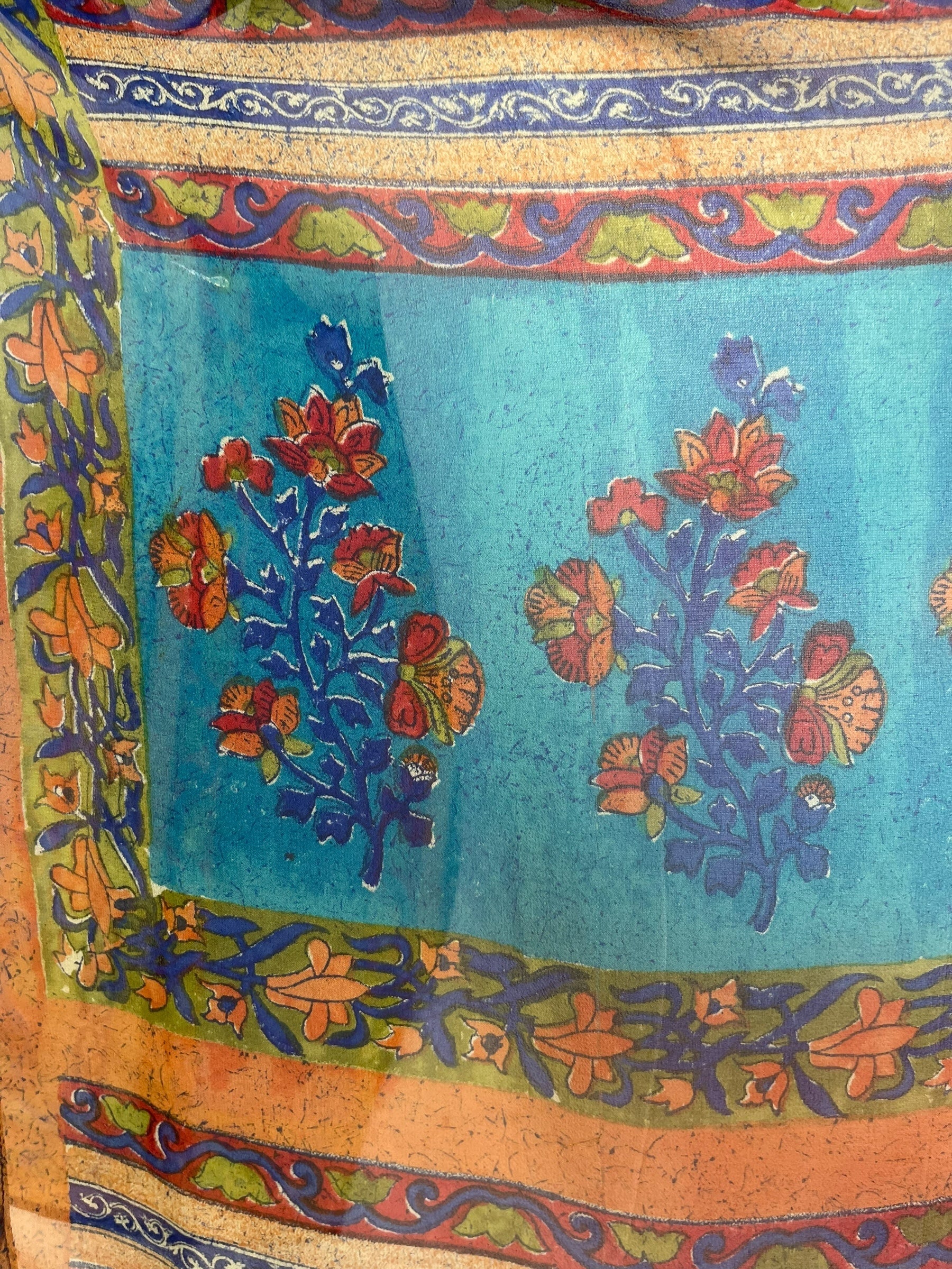 PREVIEW PRG8632A Sheer Avatar Pure Silk Capelet Poncho by FEBRUARY2026 – Handmade ethical Poncho from sariKNOTsari using upcycled silk. Designed in Canada for travel and slow fashion, loved from Toronto to LA to Sydney.