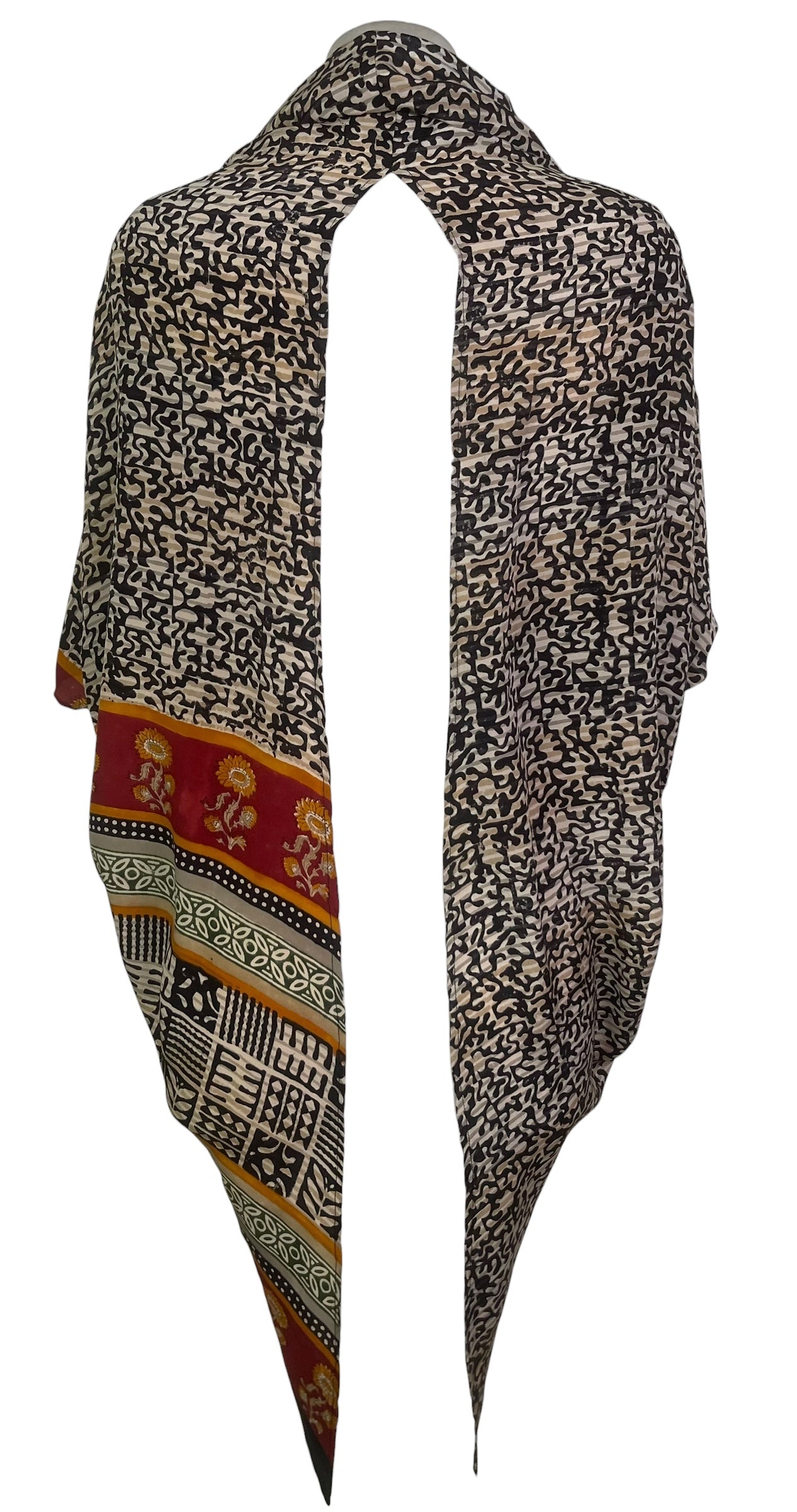 PREVIEW PRC8609 Avatar Pure Silk Cardigan by FEBRUARY2026 – Handmade ethical Cardigan from sariKNOTsari using upcycled silk. Designed in Canada for travel and slow fashion, loved from Toronto to LA to Sydney.