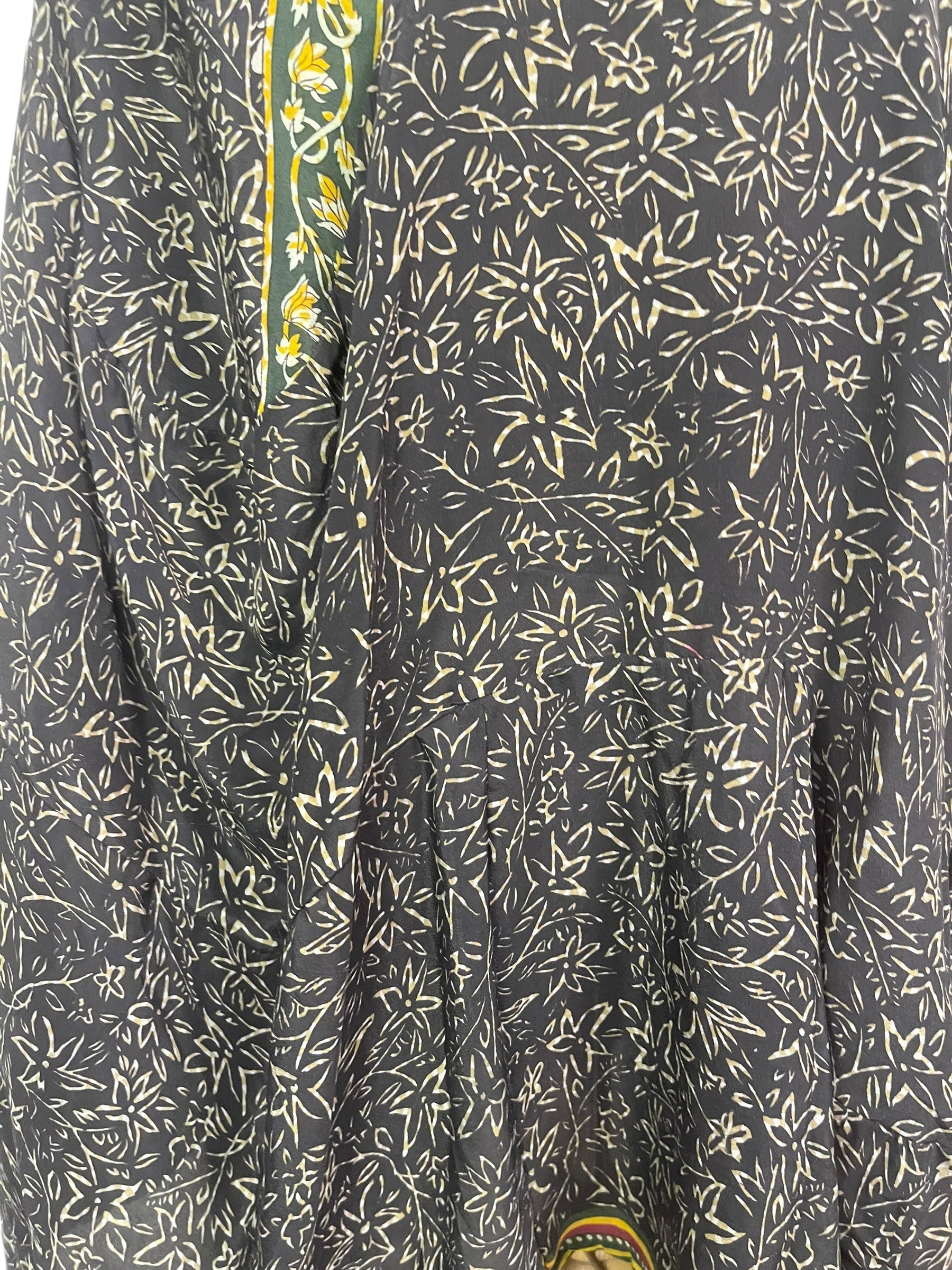 PREVIEW PRC8456 Wabi Sabi Sculptural Silk Long Tunic Dress by FEBRUARY2026 – Handmade ethical Sculptural Dress from sariKNOTsari using upcycled silk. Designed in Canada for travel and slow fashion, loved from Toronto to LA to Sydney.