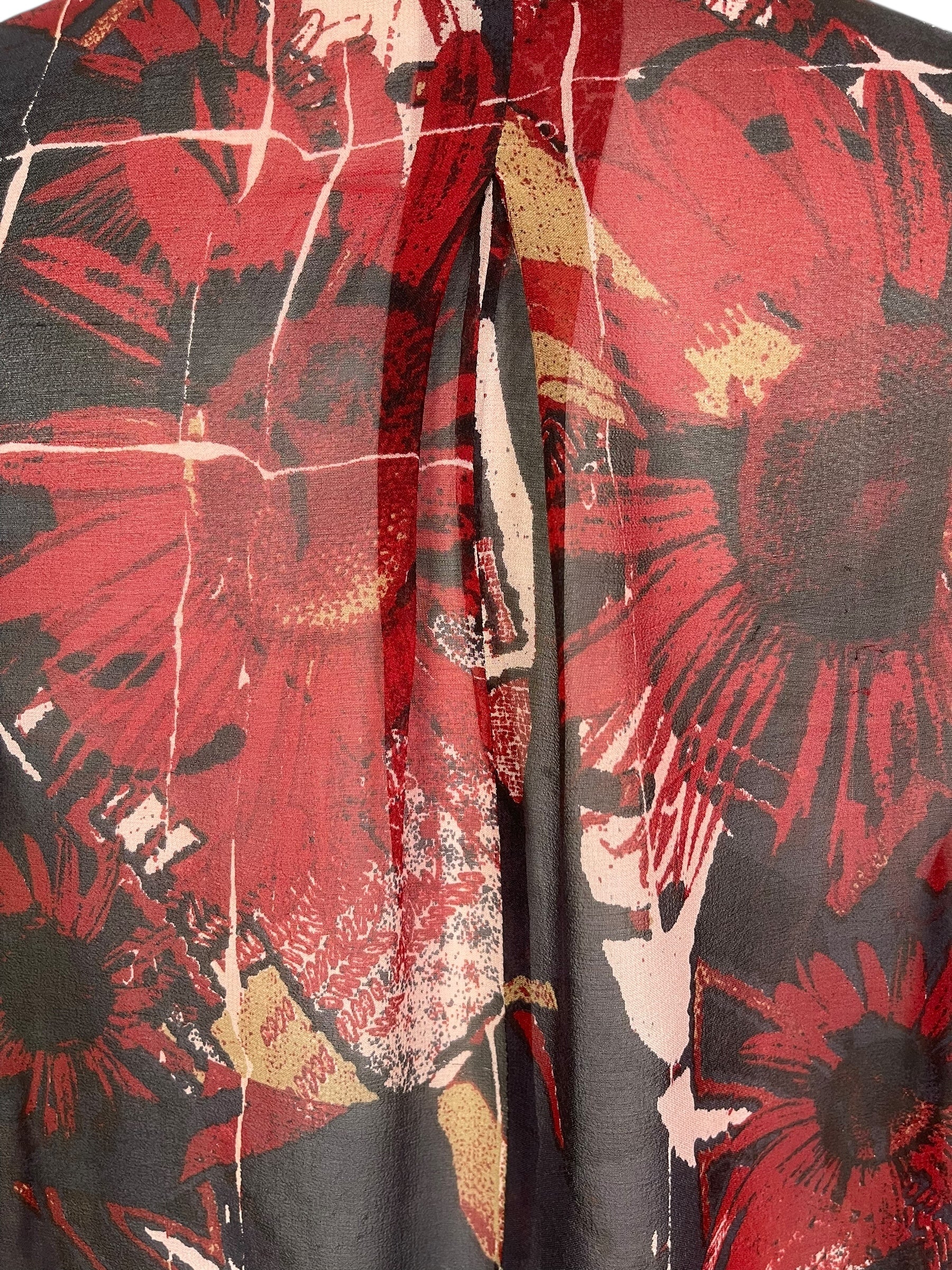 PREVIEW PRG8473 Sheer Avatar Pure Silk Self Pocket Tunic Dress by FEBRUARY2026 – Handmade ethical Self Pocket Tunic from sariKNOTsari using upcycled silk. Designed in Canada for travel and slow fashion, loved from Toronto to LA to Sydney.