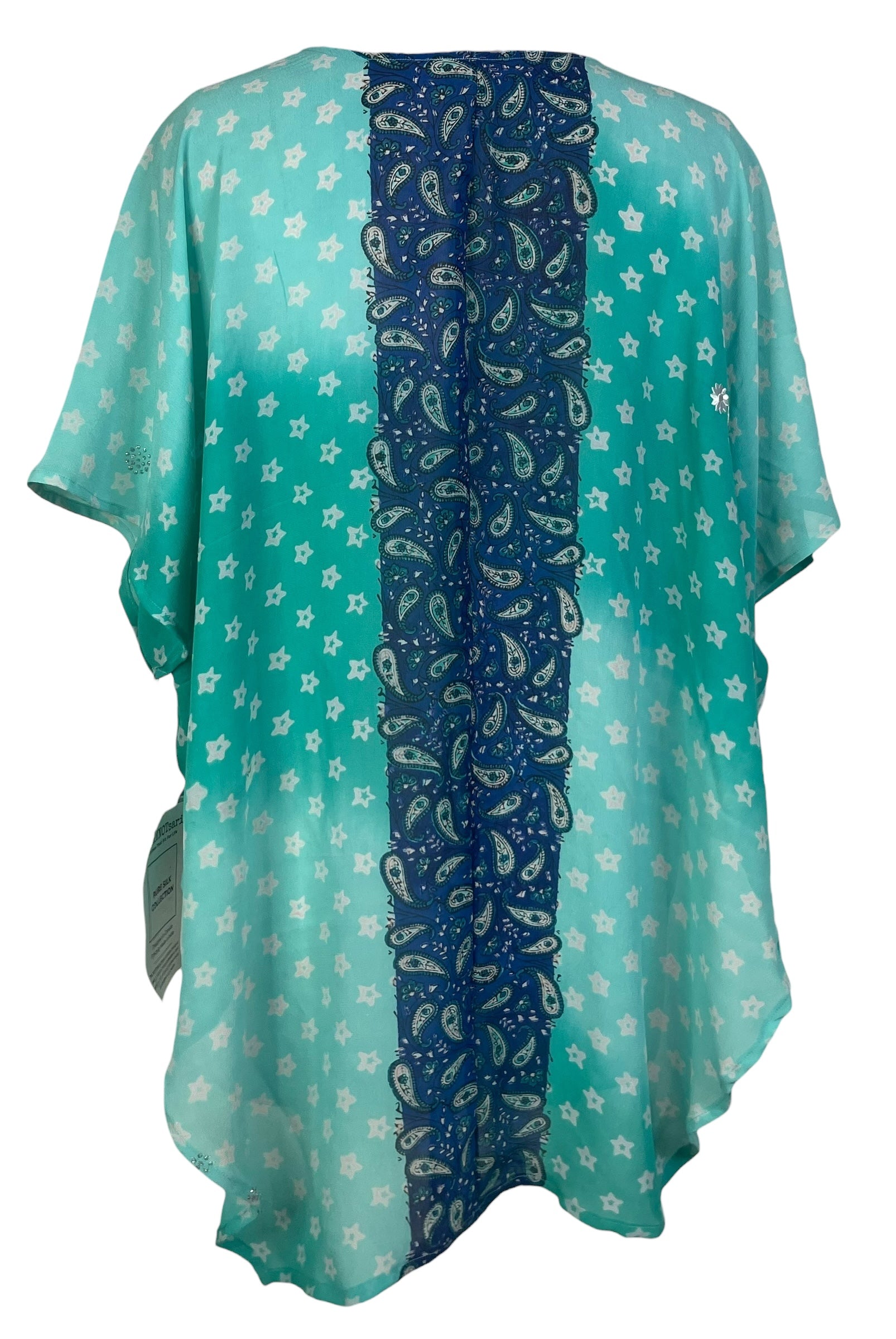 PRG8140 Sheer  Wabi Sabi Pure Silk Waterfall Top