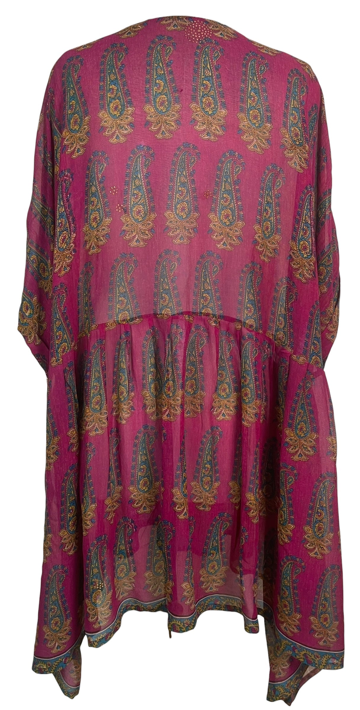 PRG8811 Sheer Avatar Pure Silk Boxy Babydoll Dress