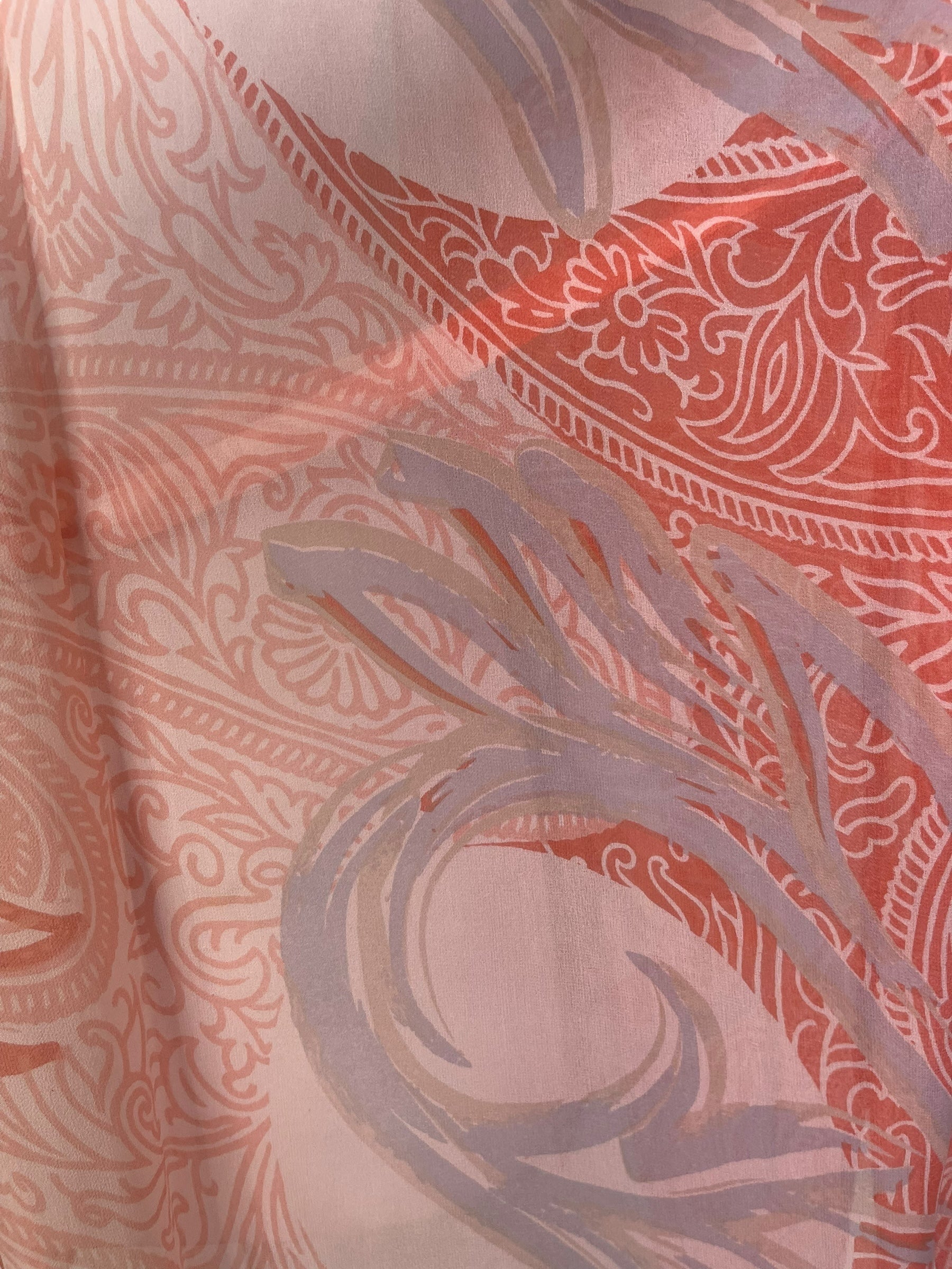 PRG7195 Sheer Wabi Sabi Pure Silk Kimono-Sleeved Jacket with Belt