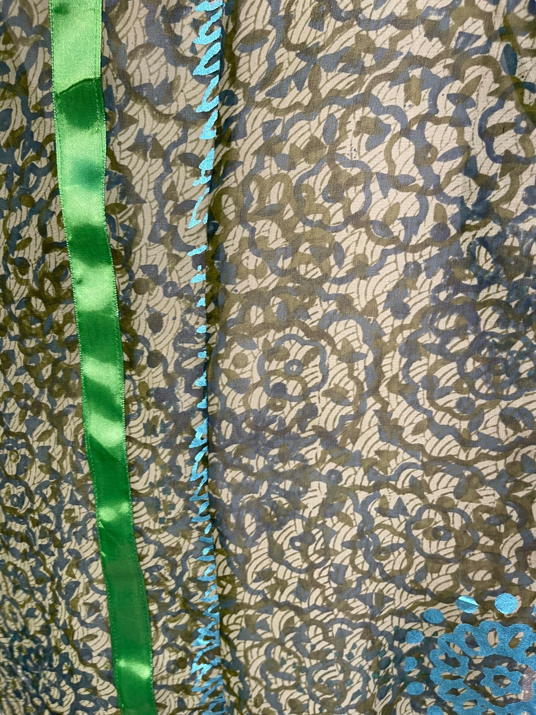 PRG7112 Sheer Wabi Sabi Pure Silk Waterfall Top