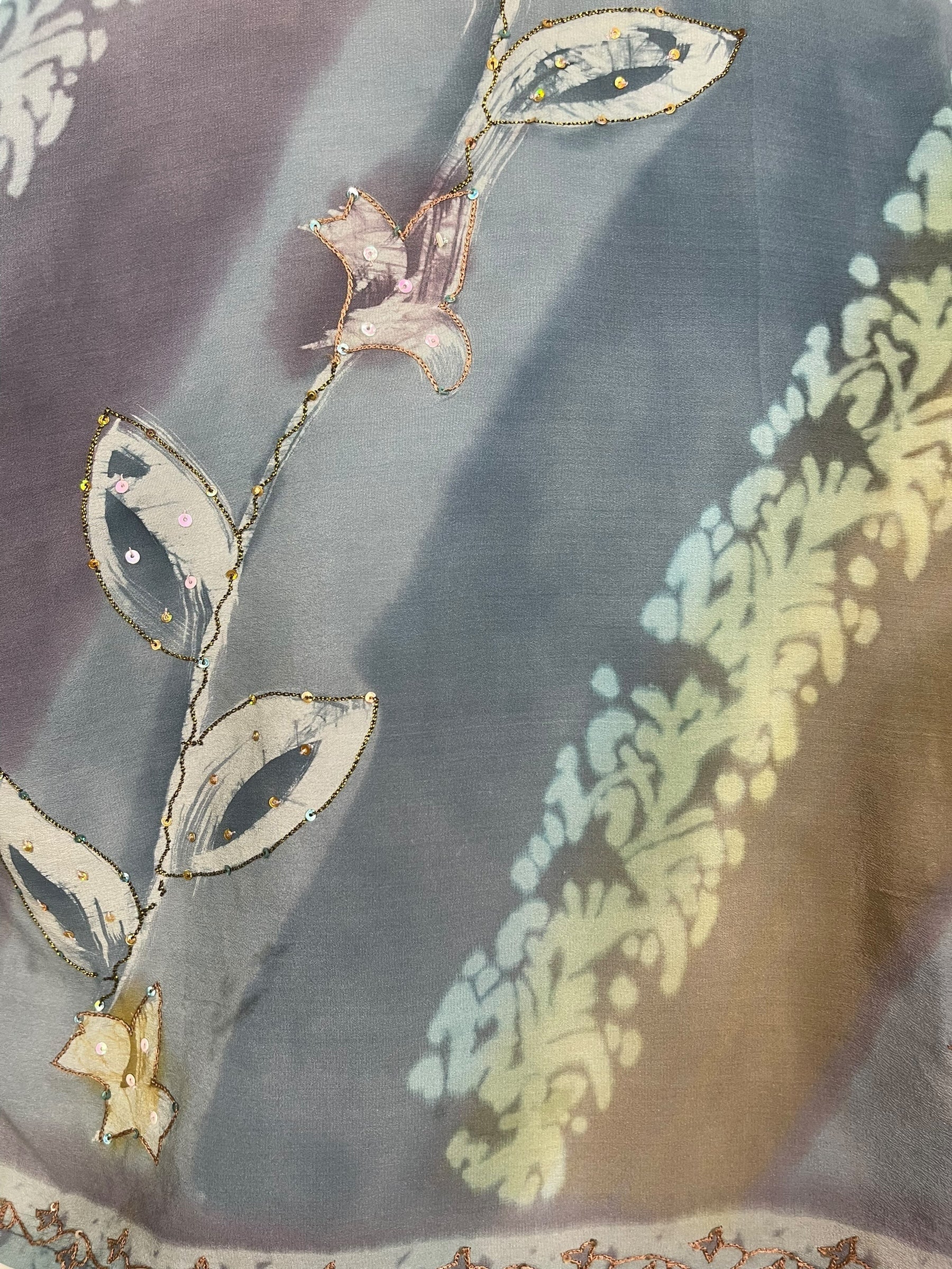 PRC8002 Wabi Sabi Pure Silk Boxy Top