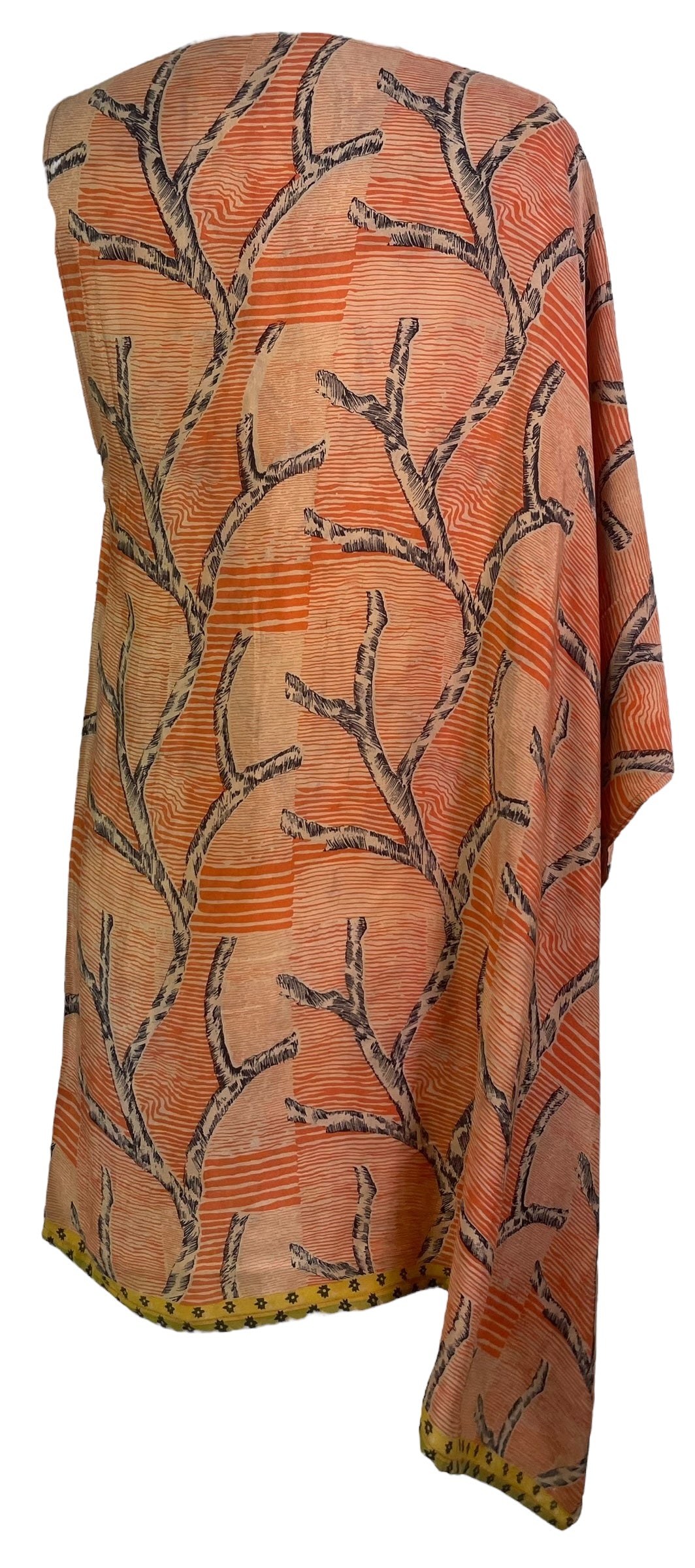 PRC8027 Wabi Sabi Pure Silk One Shoulder Dress