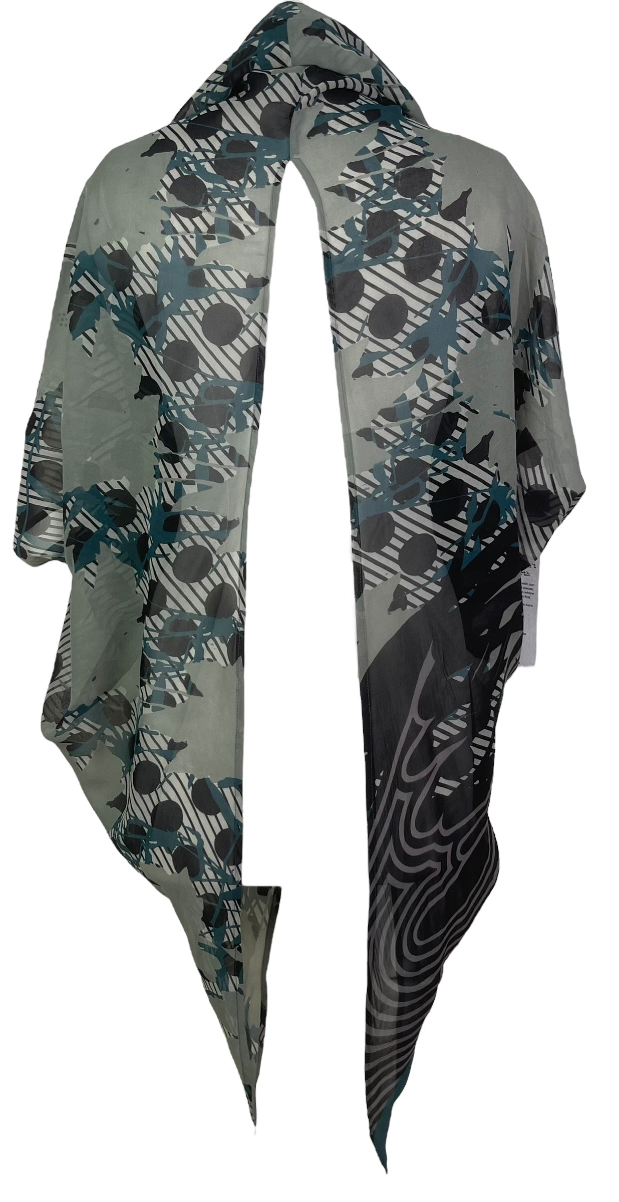 PRG8131 Sheer Avatar Pure Silk Cardigan