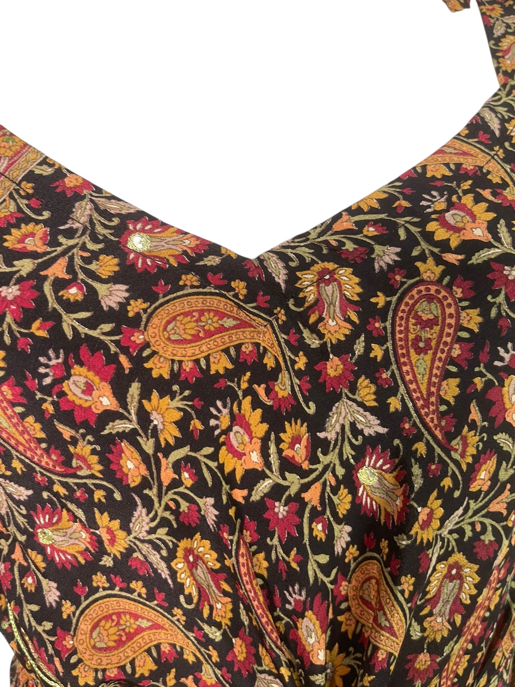 PREVIEW PRC8639 Avatar Pure Silk Maxi Dress with Belt by MARCH2026 – Handmade ethical Maxi Dress from sariKNOTsari using upcycled silk. Designed in Canada for travel and slow fashion, loved from Toronto to LA to Sydney.