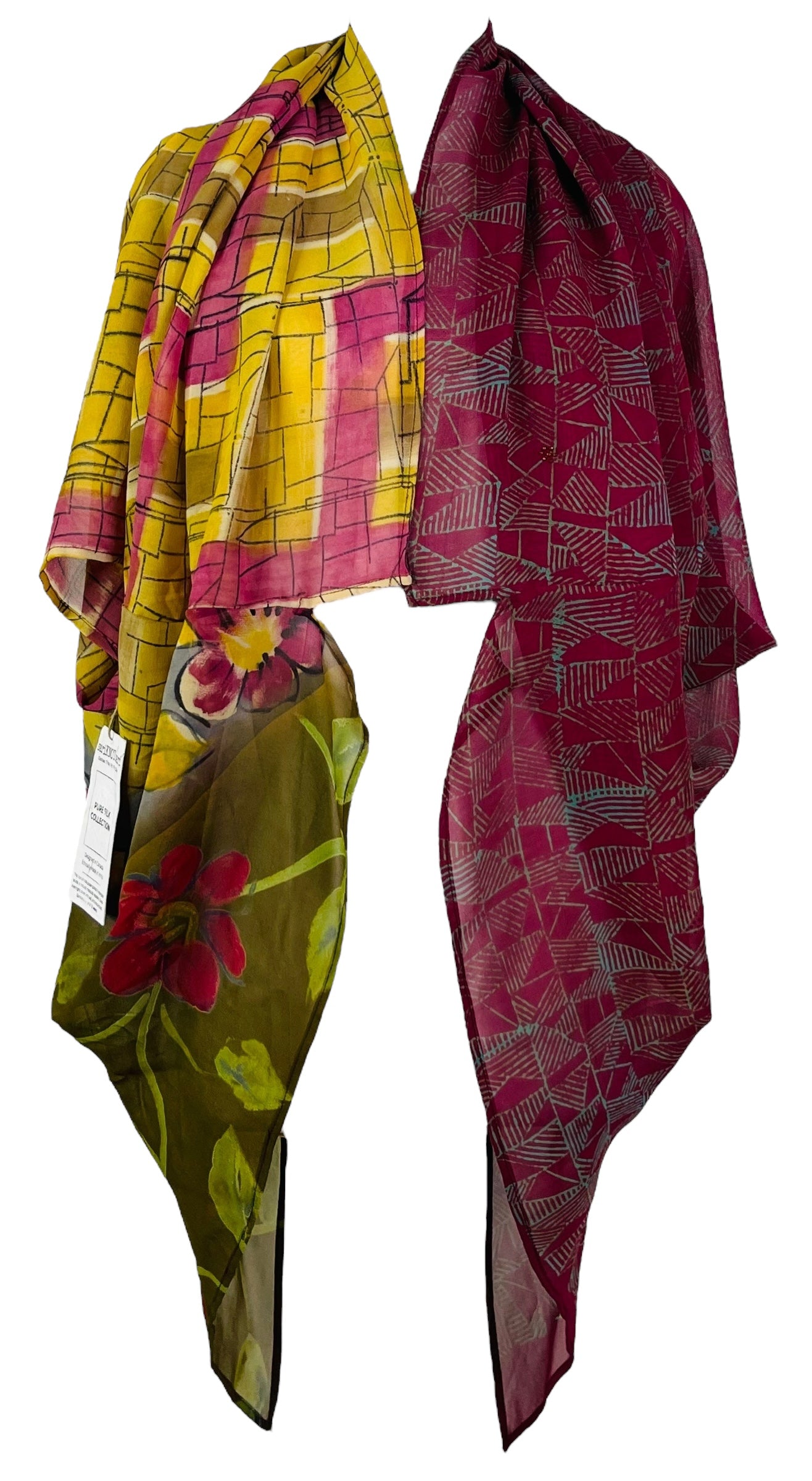 PRG7573 Sheer Avatar Pure Silk Cardigan