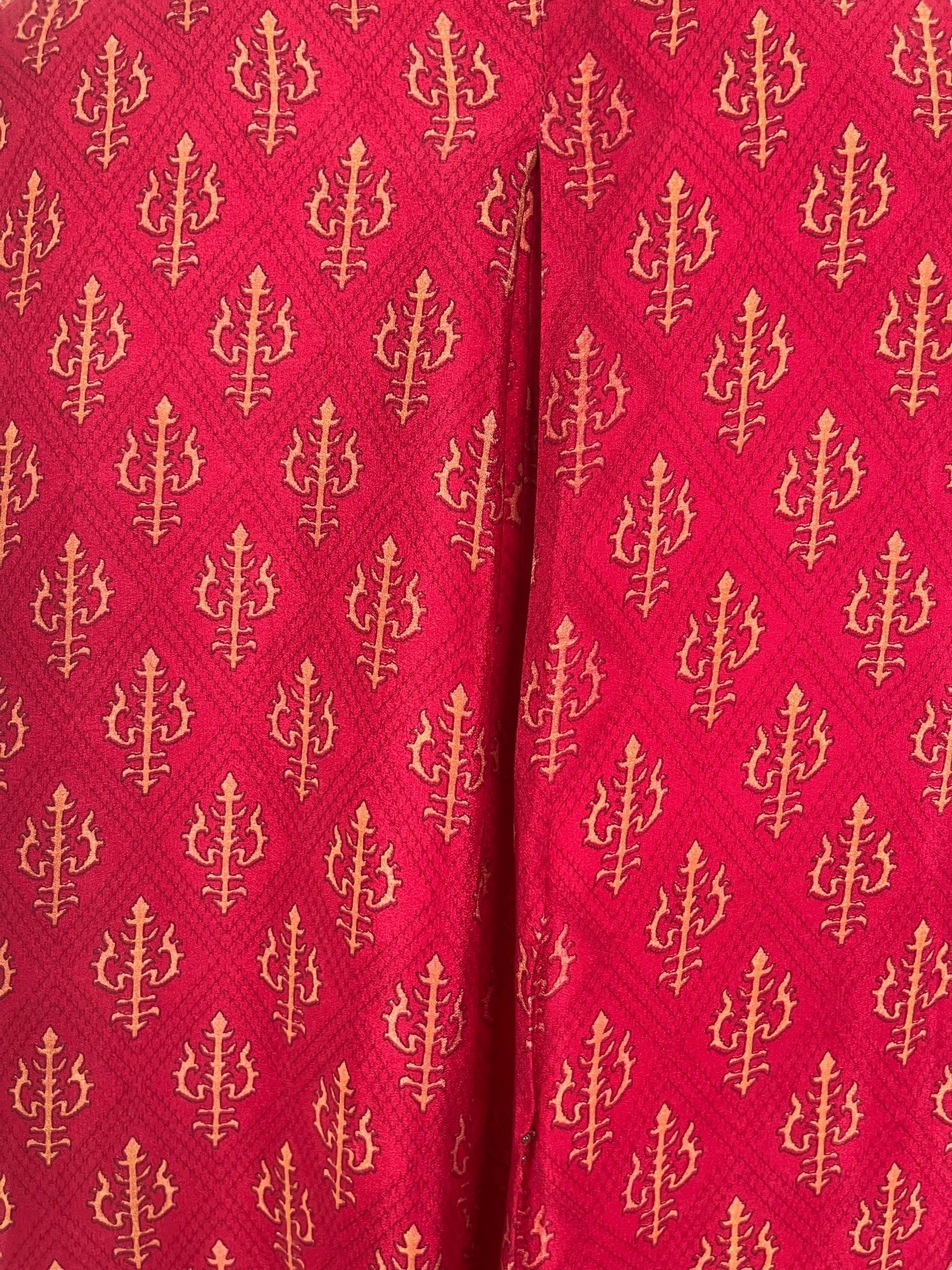 PRC7794 Avatar Pure Silk Self Pocket Tunic Dress