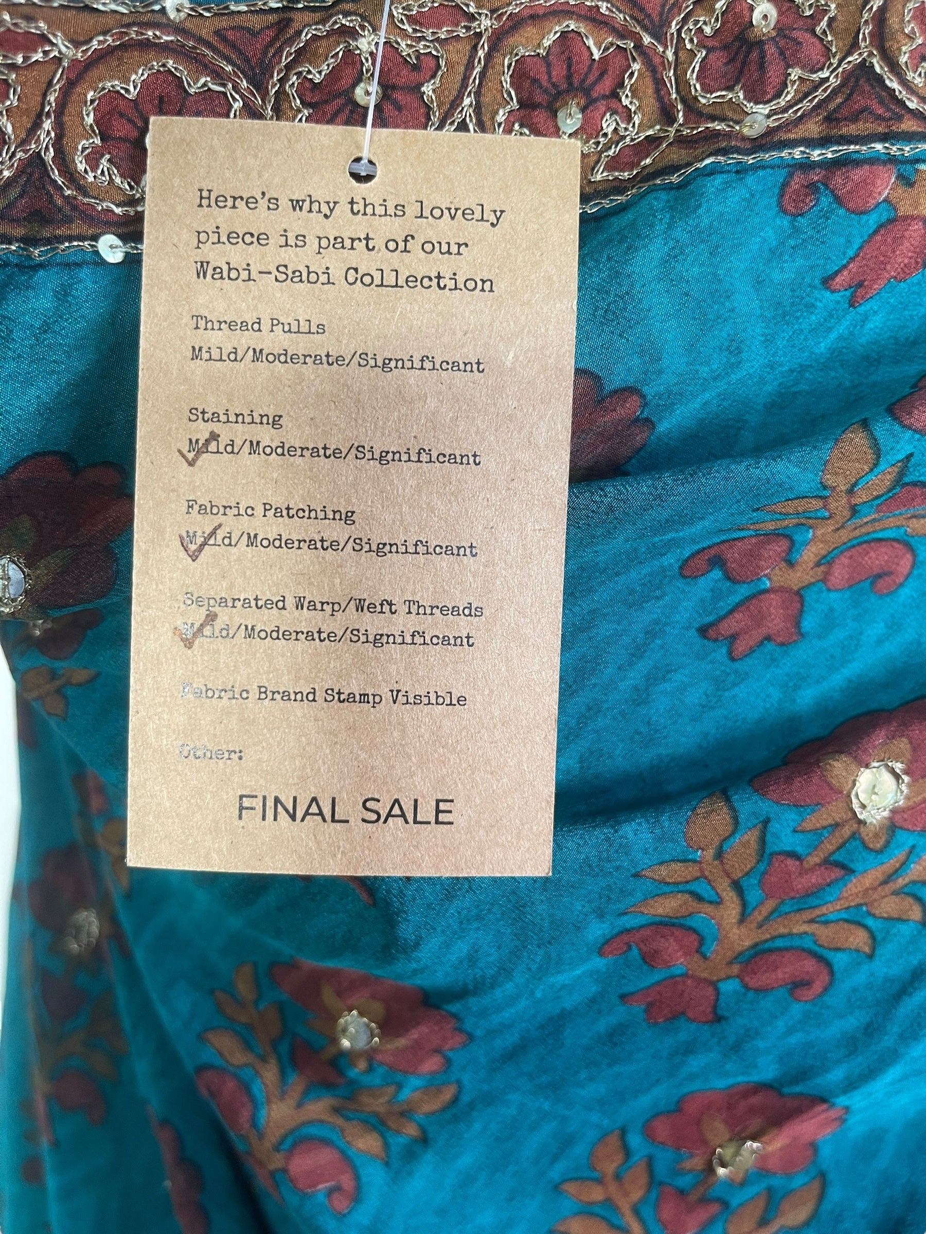 PRC7950 Wabi Sabi Pure Silk Self Pocket Tunic Dress