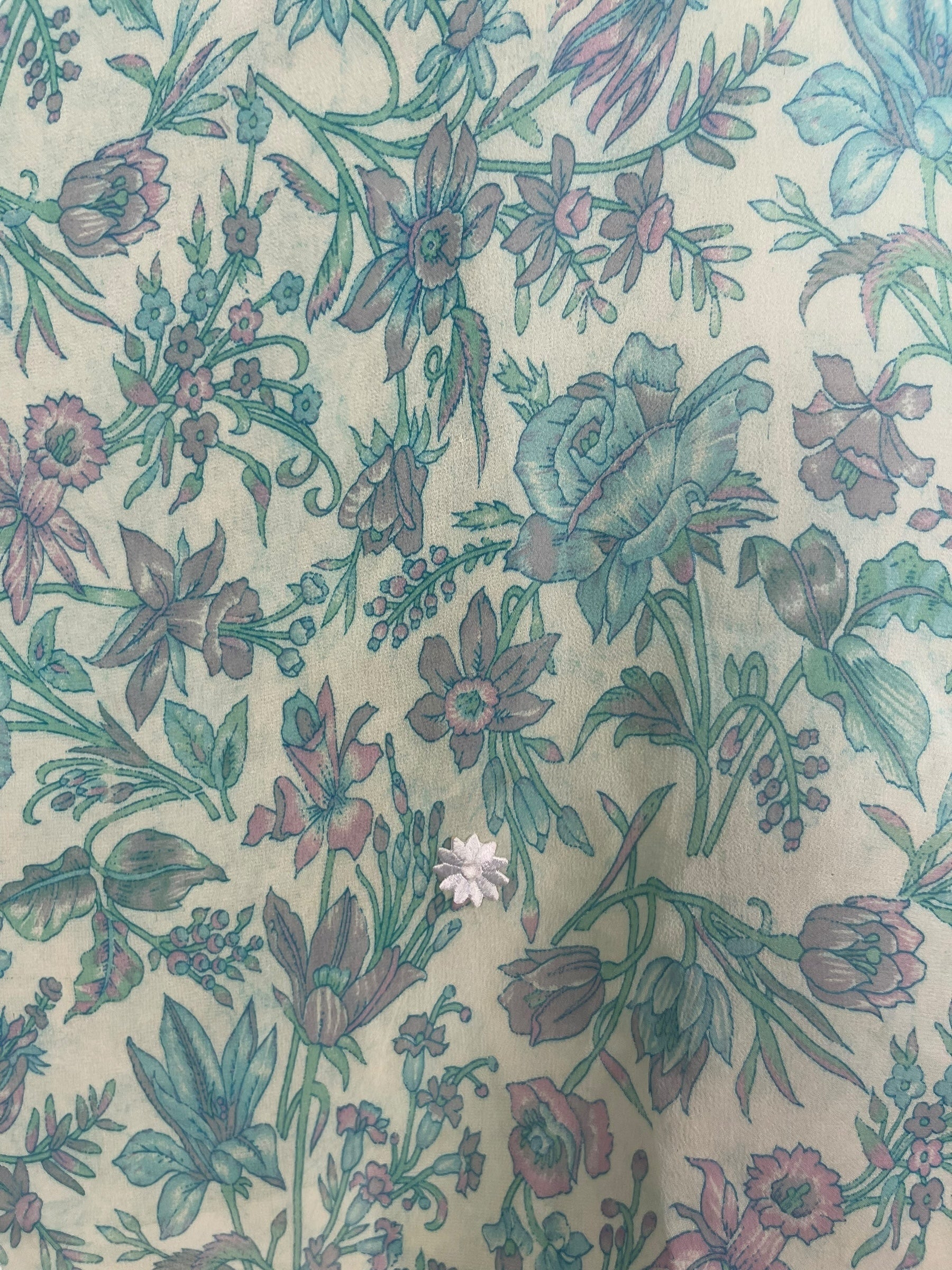 PRG7993 Sheer Avatar Pure Silk Capelet Poncho