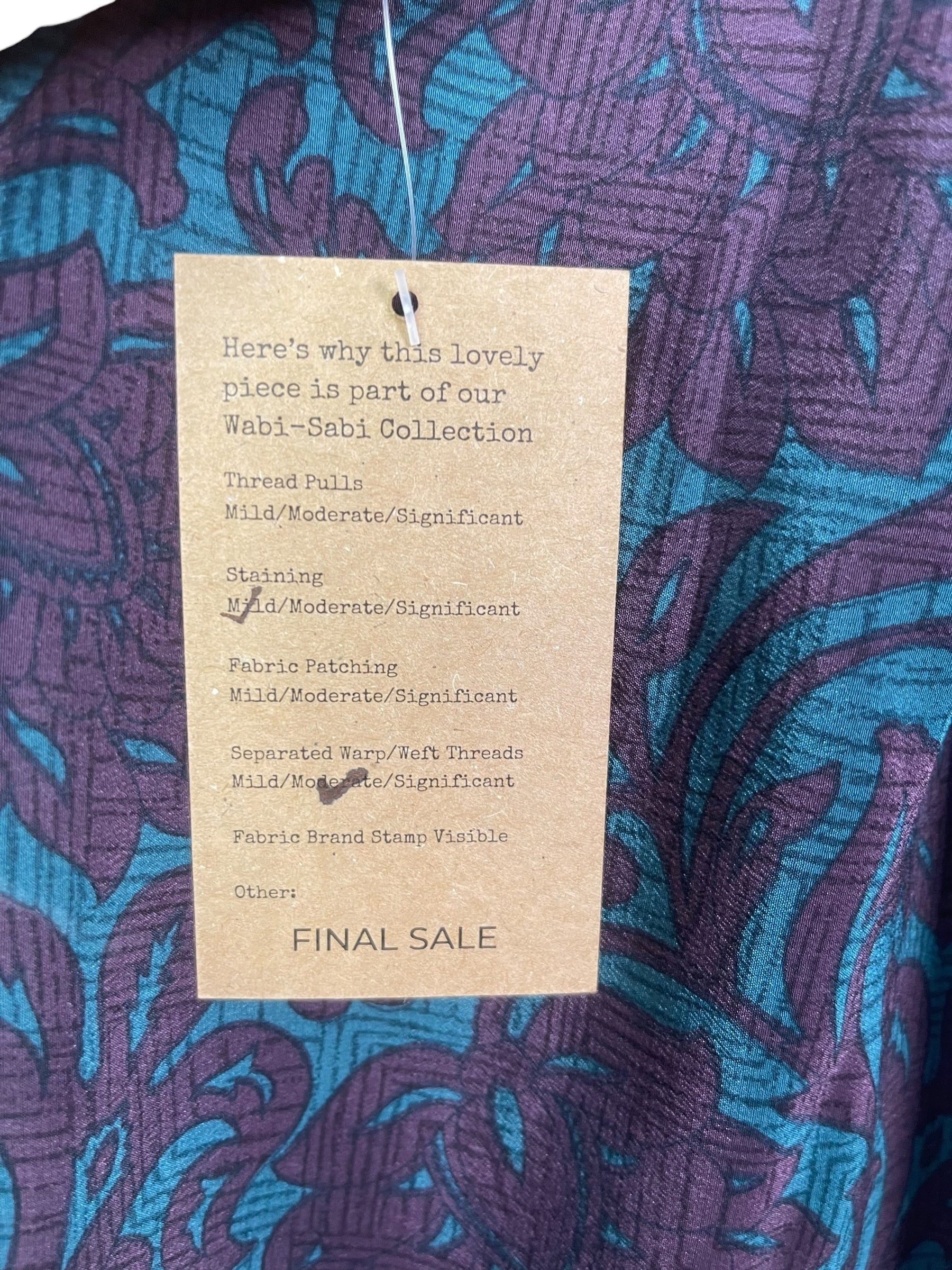 PREVIEW PRC8471 Wabi Sabi Pure Silk Self Pocket Tunic Dress by FEBRUARY2026 – Handmade ethical Self Pocket Tunic from sariKNOTsari using upcycled silk. Designed in Canada for travel and slow fashion, loved from Toronto to LA to Sydney.