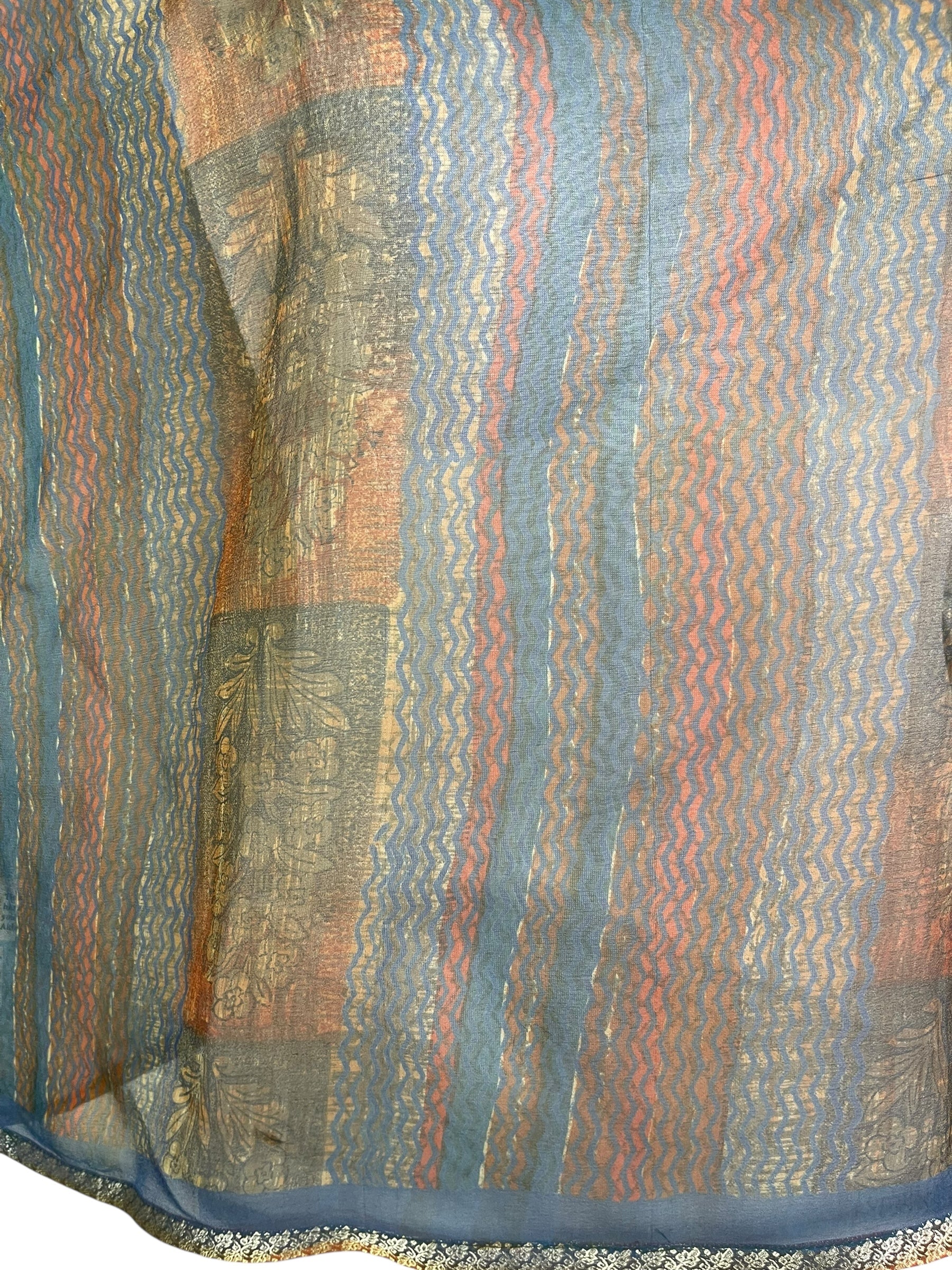 PREVIEW PRG6605 Sheer Avatar Pure Silk Boxy Top by MARCH2026 – Handmade ethical Boxy Top from sariKNOTsari using upcycled silk. Designed in Canada for travel and slow fashion, loved from Toronto to LA to Sydney.