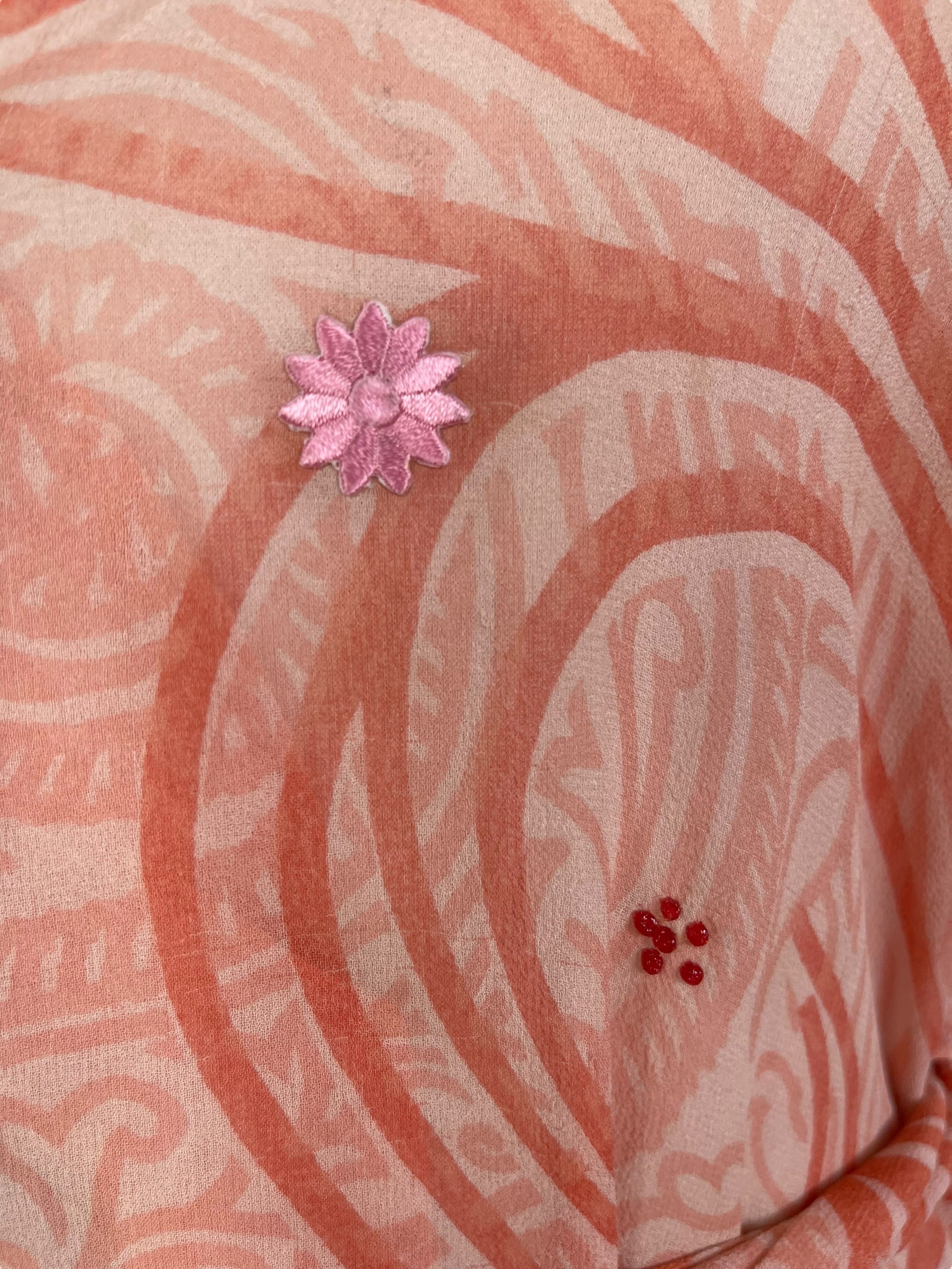 PRG7195 Sheer Wabi Sabi Pure Silk Kimono-Sleeved Jacket with Belt