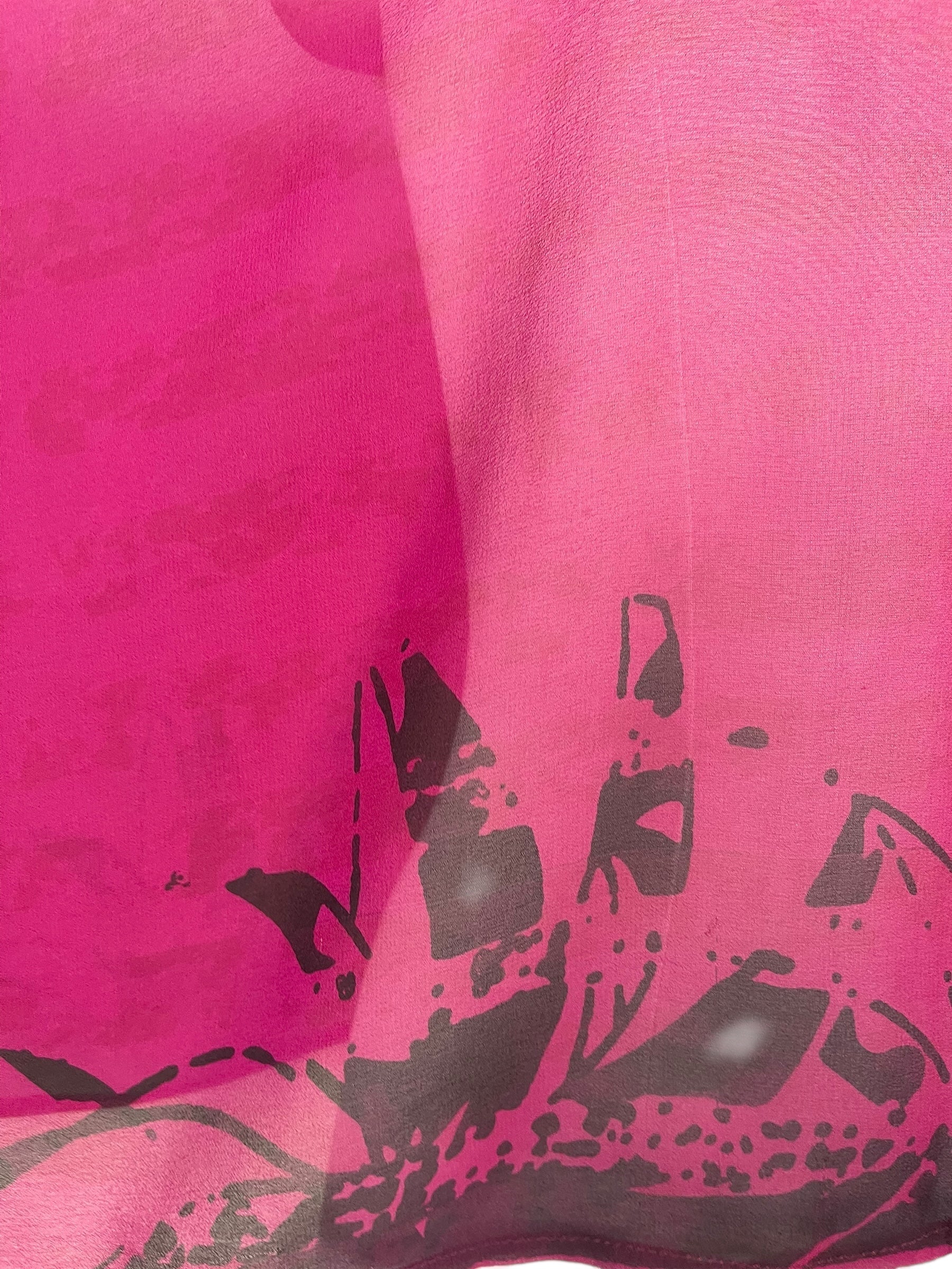 PREVIEW PRG8597 Sheer Avatar Pure Silk Capelet Poncho by FEBRUARY2026 – Handmade ethical Poncho from sariKNOTsari using upcycled silk. Designed in Canada for travel and slow fashion, loved from Toronto to LA to Sydney.