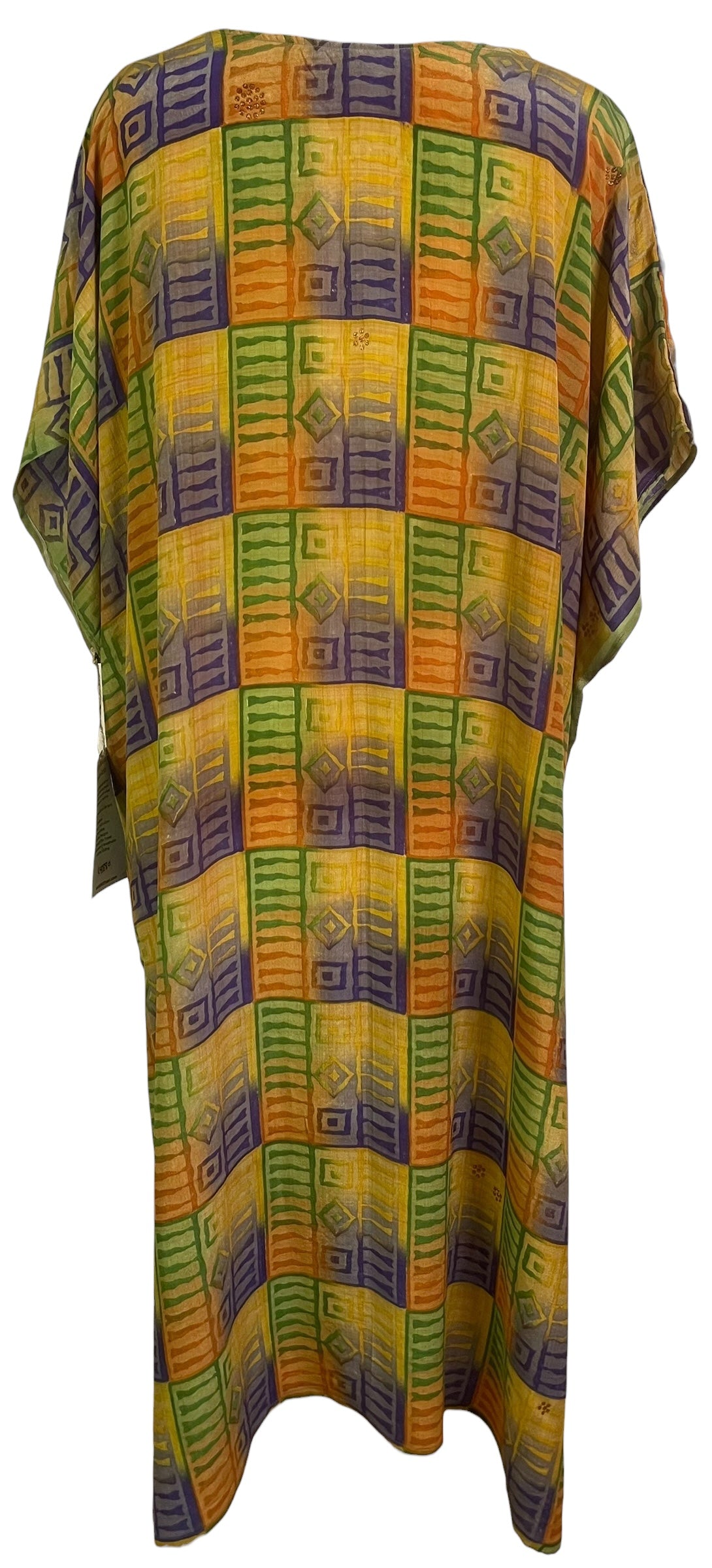 PRC8880 Wabi Sabi Pure Silk Maxi Kaftan
