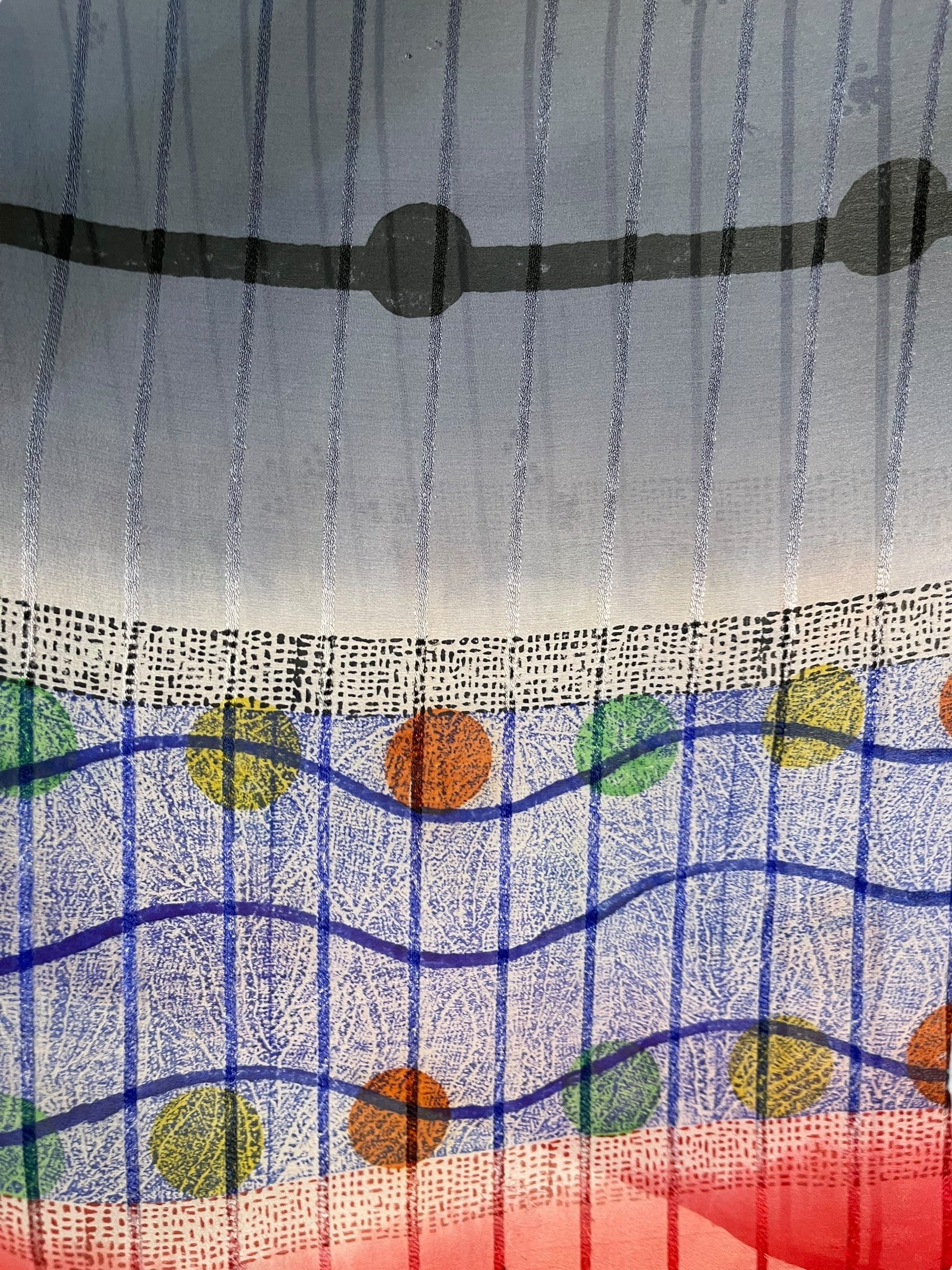 REVOLUTIONHER PRG7345 Sheer Avatar Pure Silk Capelet Poncho