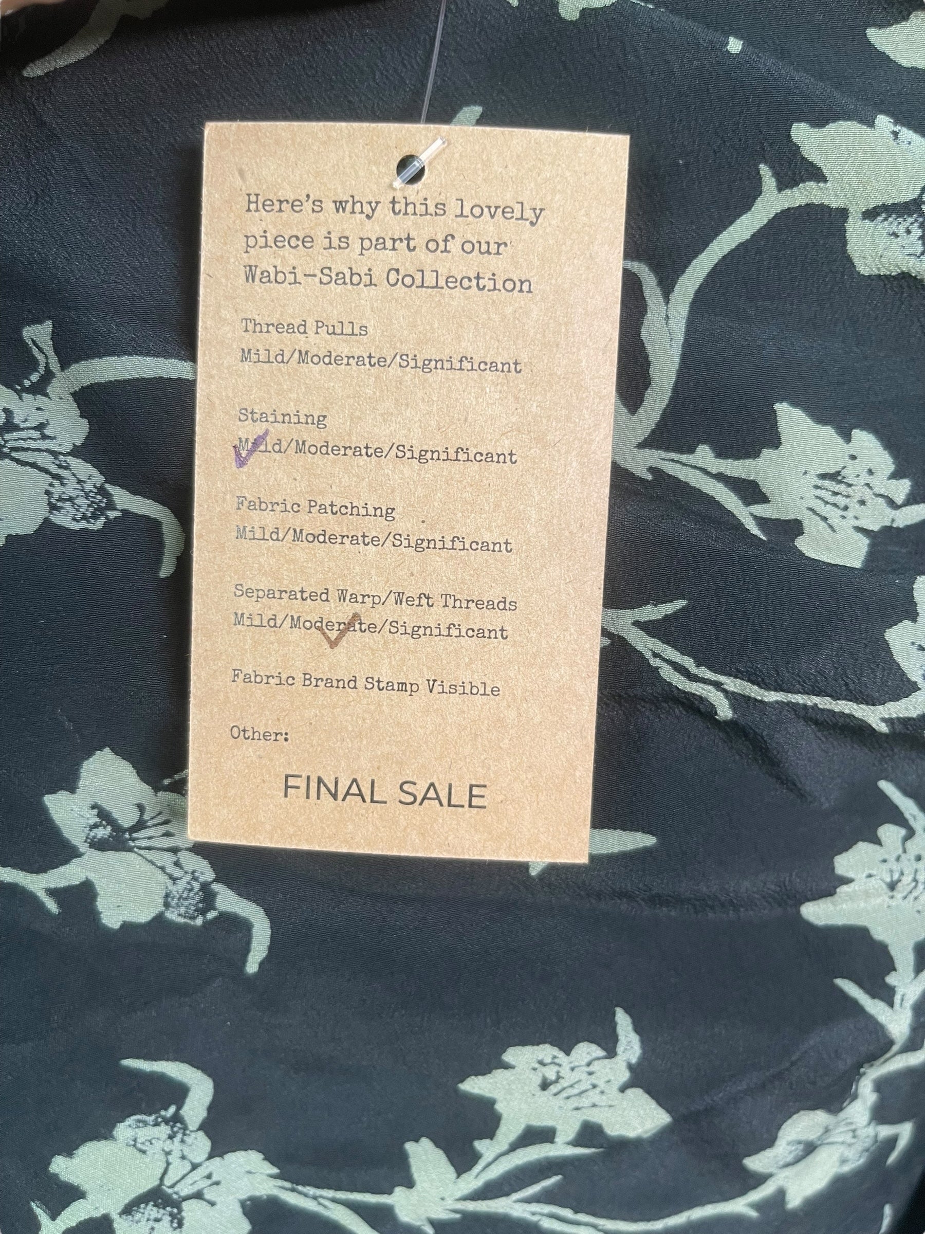 PRC7660 Wabi Sabi Pure Silk Kimono Sleeved Duster with Belt