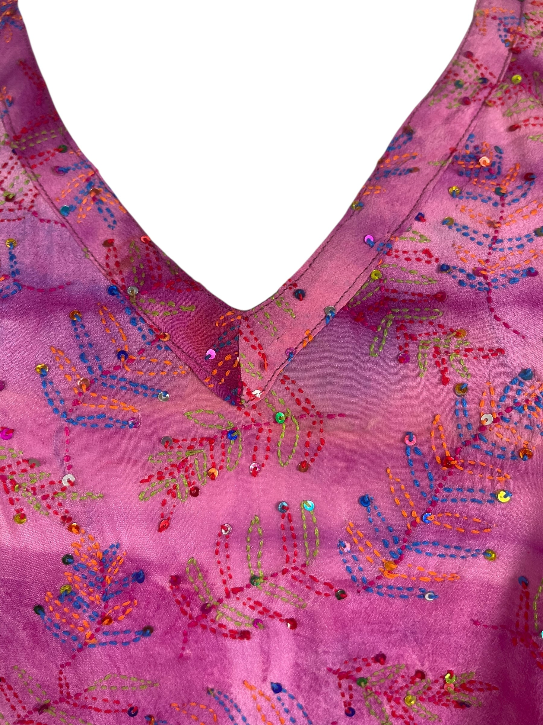 PREVIEW PRC8738  Avatar Pure Silk Long Tunic with Side Ties by MARCH2026 – Handmade ethical Side Tie Tunic from sariKNOTsari using upcycled silk. Designed in Canada for travel and slow fashion, loved from Toronto to LA to Sydney.