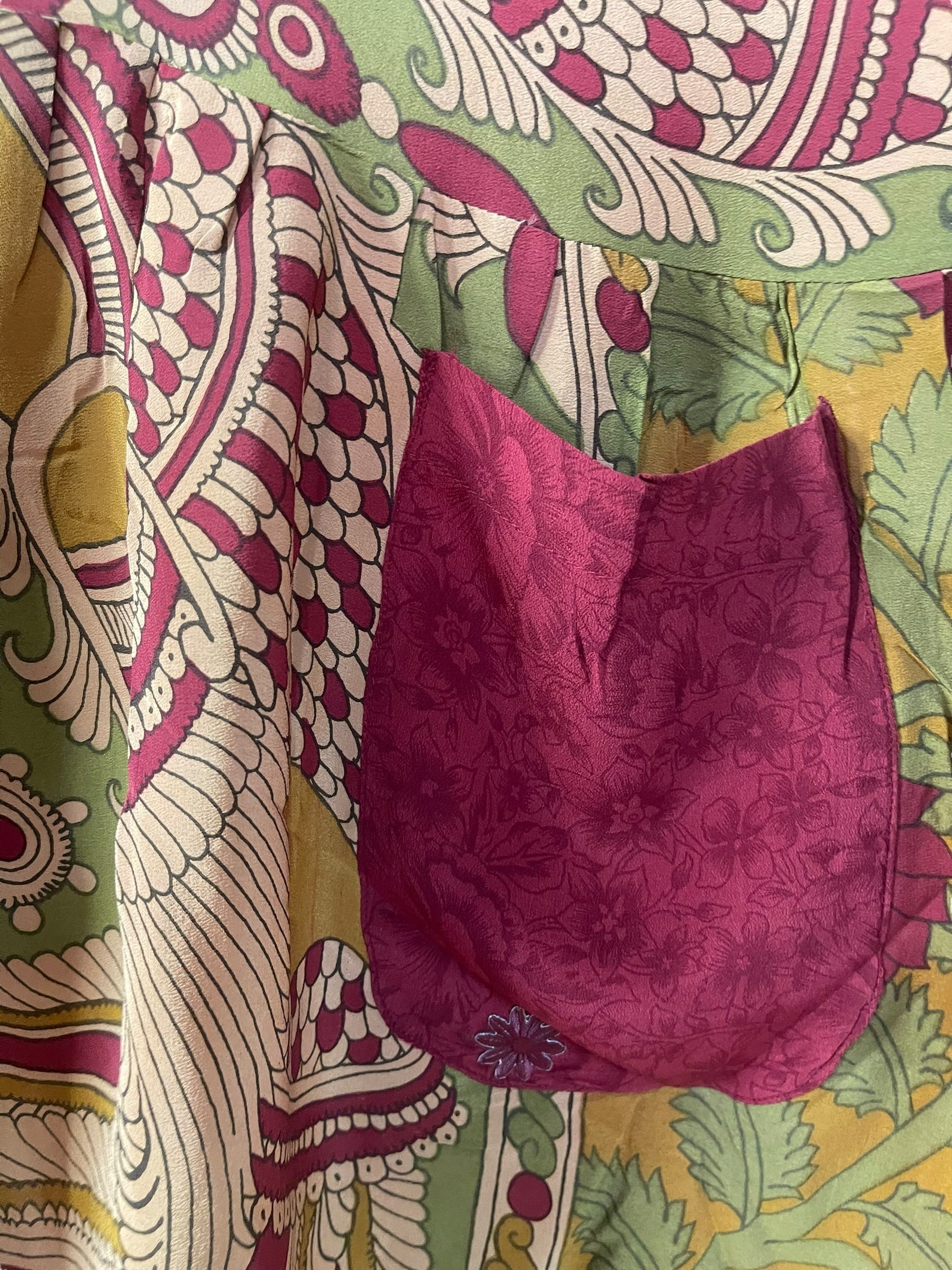 PRC7730 Avatar Pure Silk Boxy Babydoll Dress