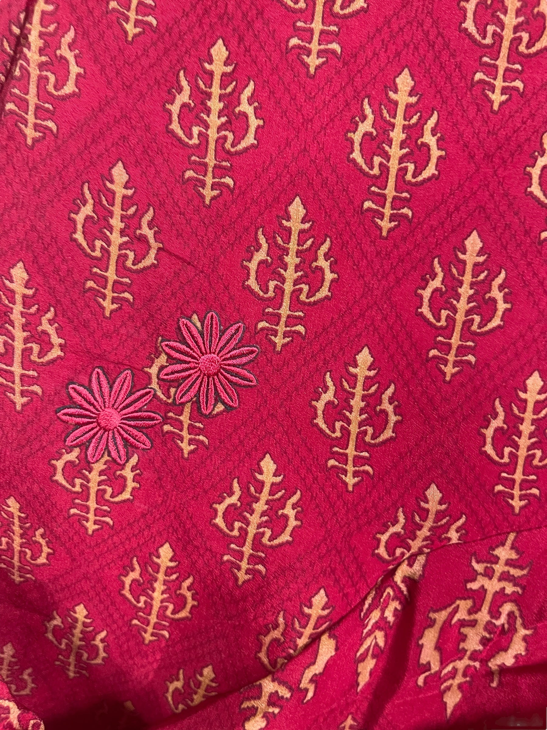 PRC7794 Avatar Pure Silk Self Pocket Tunic Dress