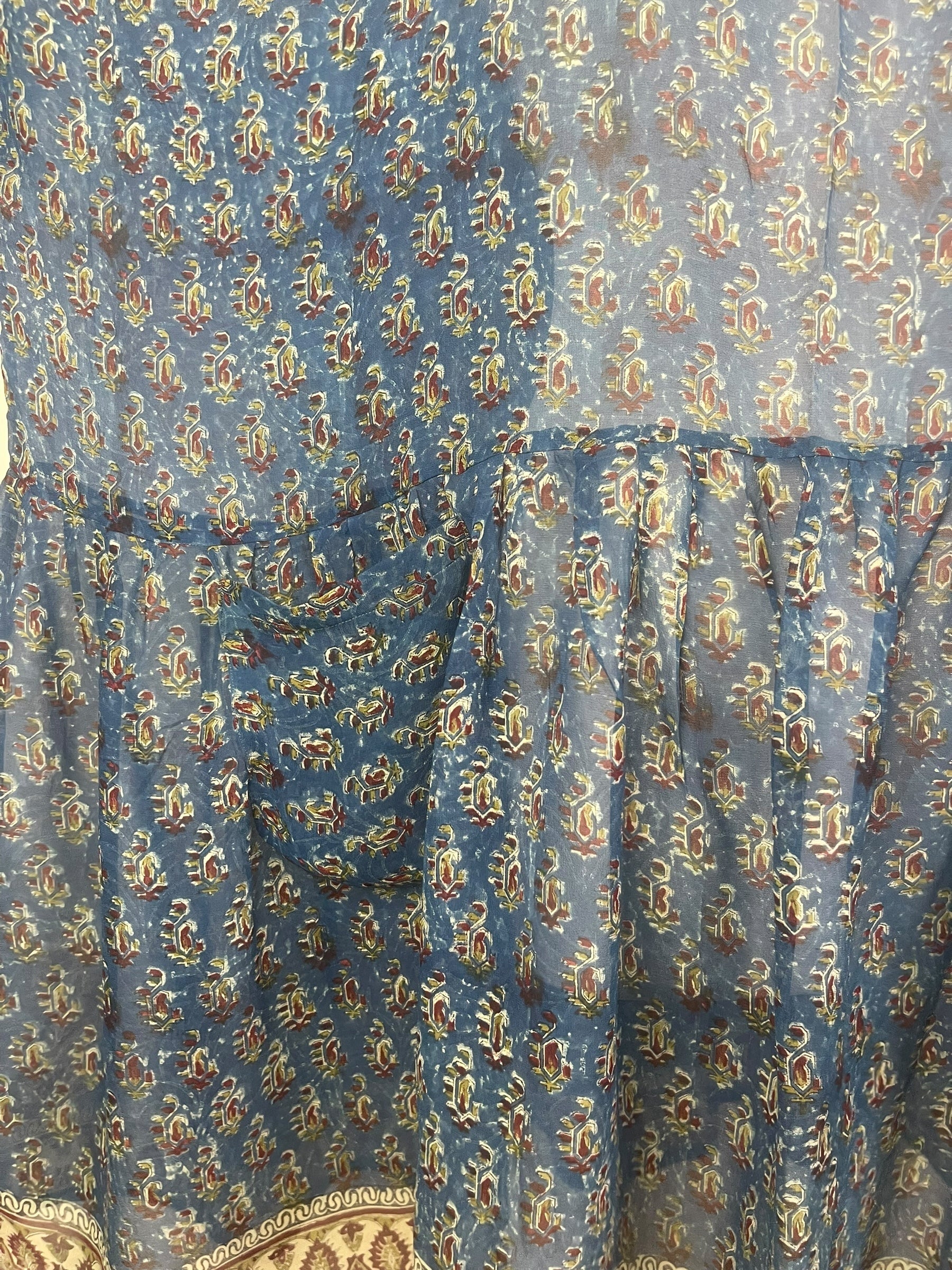 PRG8164 Sheer Avatar Pure Silk Boxy Babydoll Dress