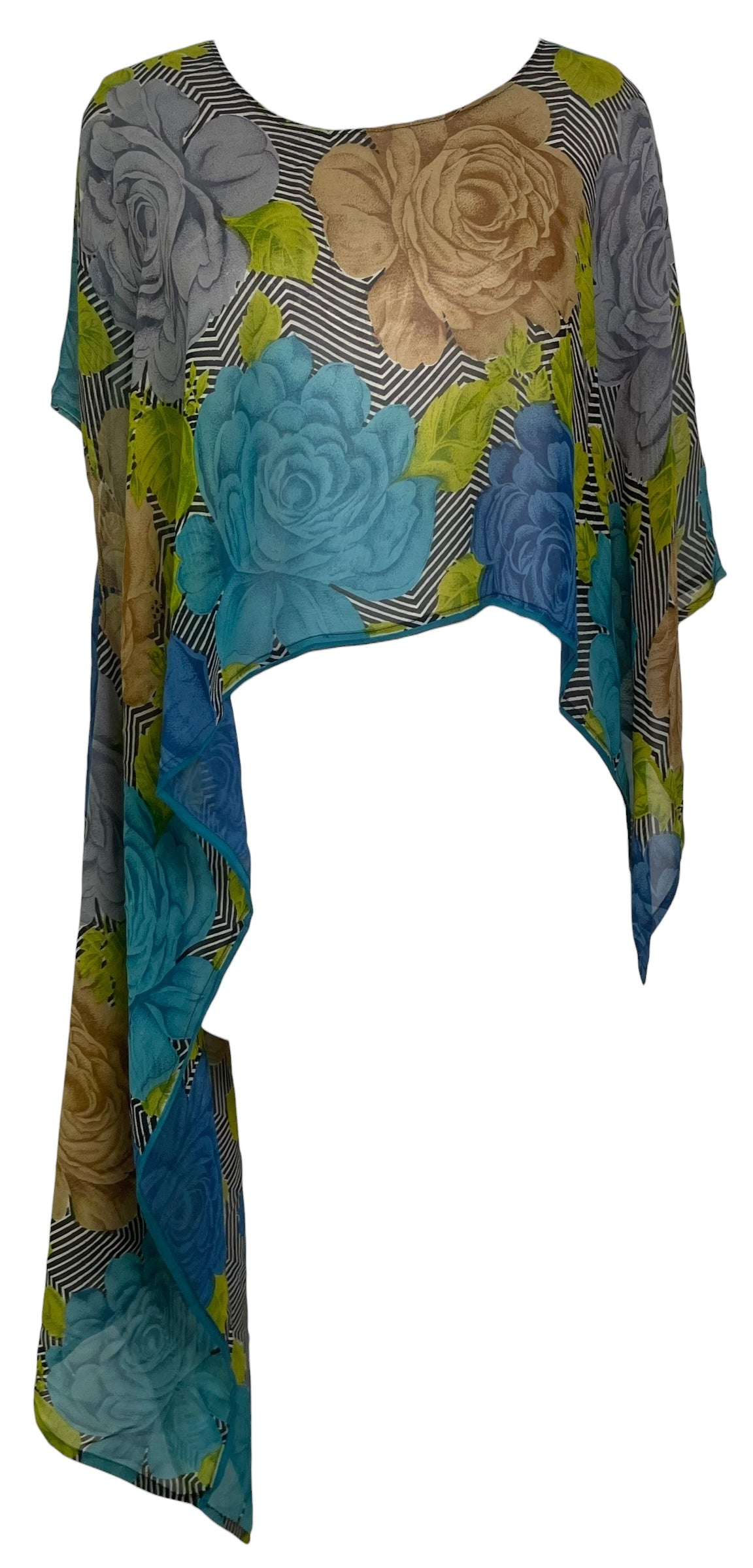 PRG8154 Sheer Wabi Sabi Pure Silk Versatile Vest