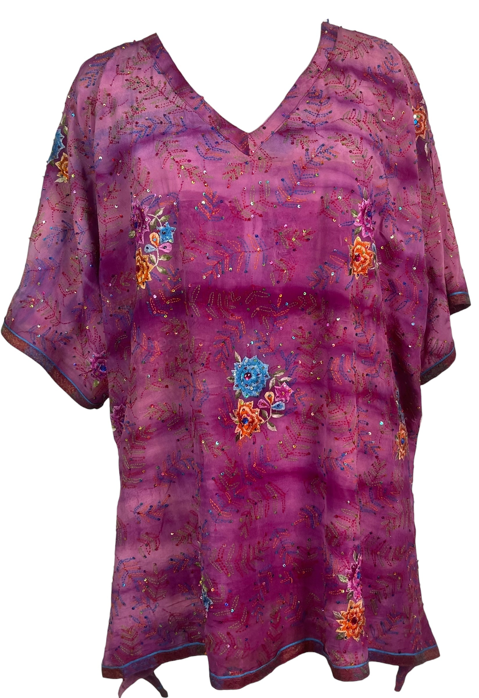 PREVIEW PRC8738  Avatar Pure Silk Long Tunic with Side Ties by MARCH2026 – Handmade ethical Side Tie Tunic from sariKNOTsari using upcycled silk. Designed in Canada for travel and slow fashion, loved from Toronto to LA to Sydney.