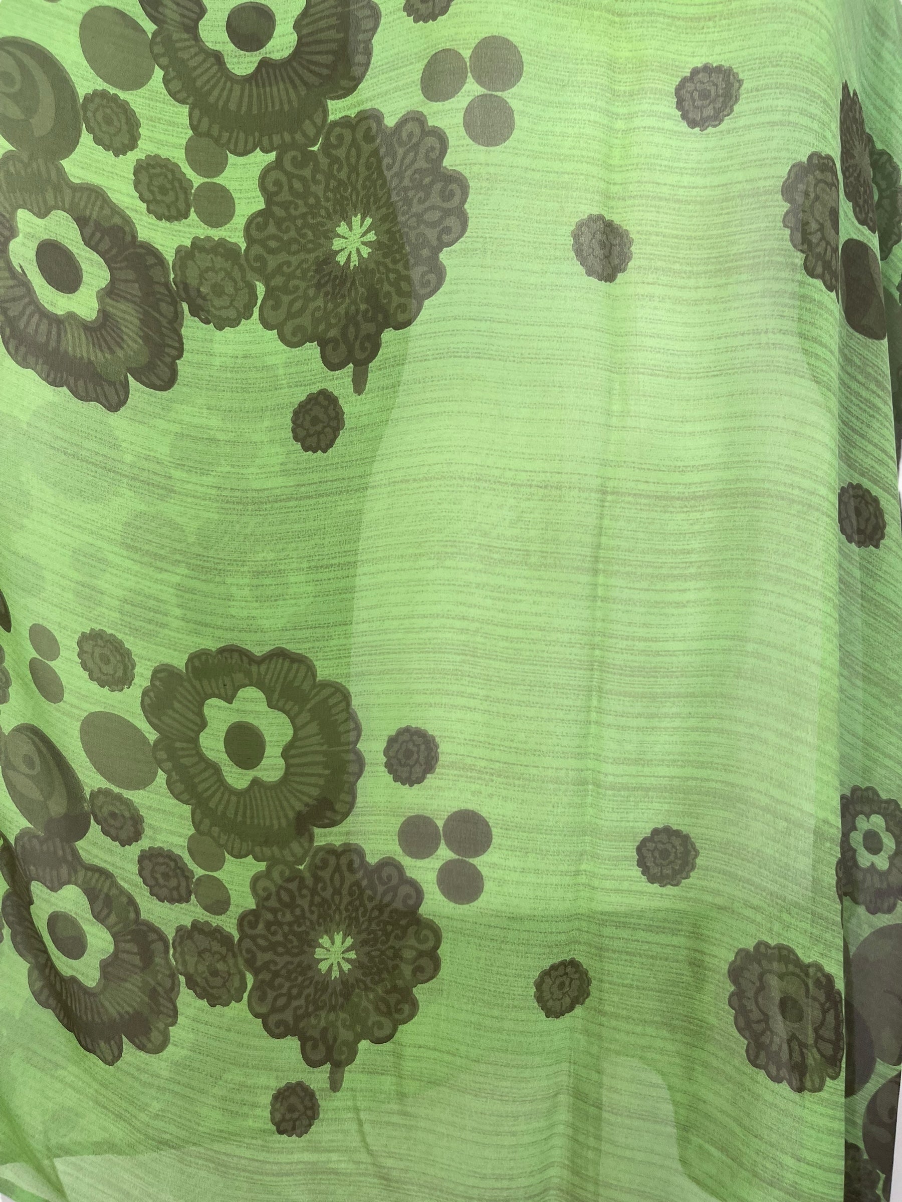 PRG7527 Sheer Avatar Pure Silk Midi Length Kaftan