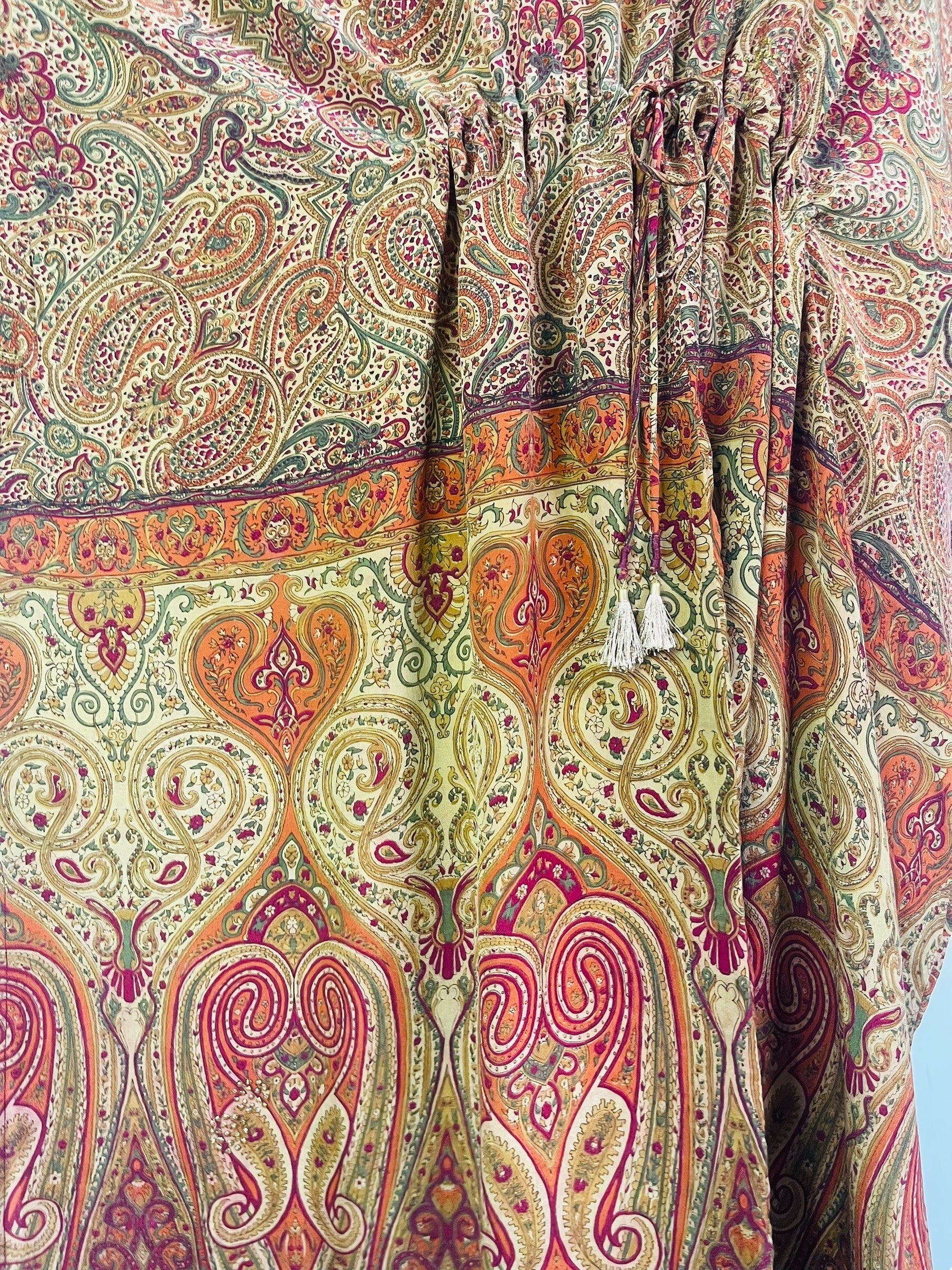 PRC6772 Avatar Pure Silk Maxi Kaftan