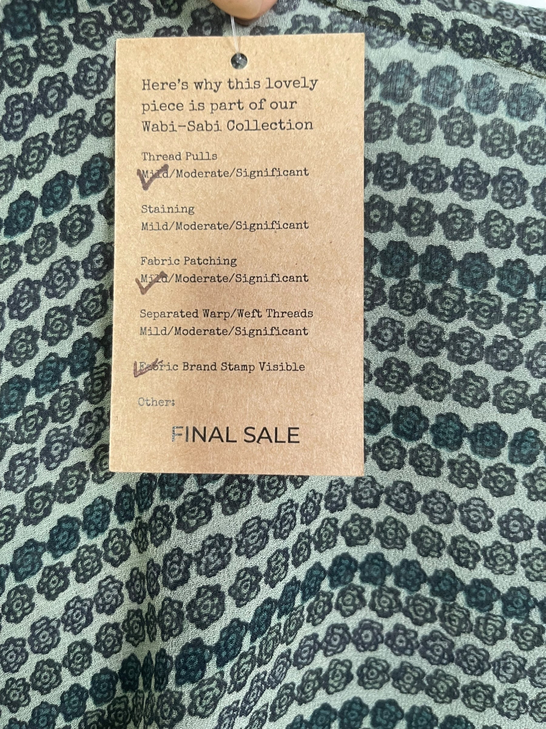 PRG7496 Sheer Wabi Sabi Pure Silk Hi Lo Top