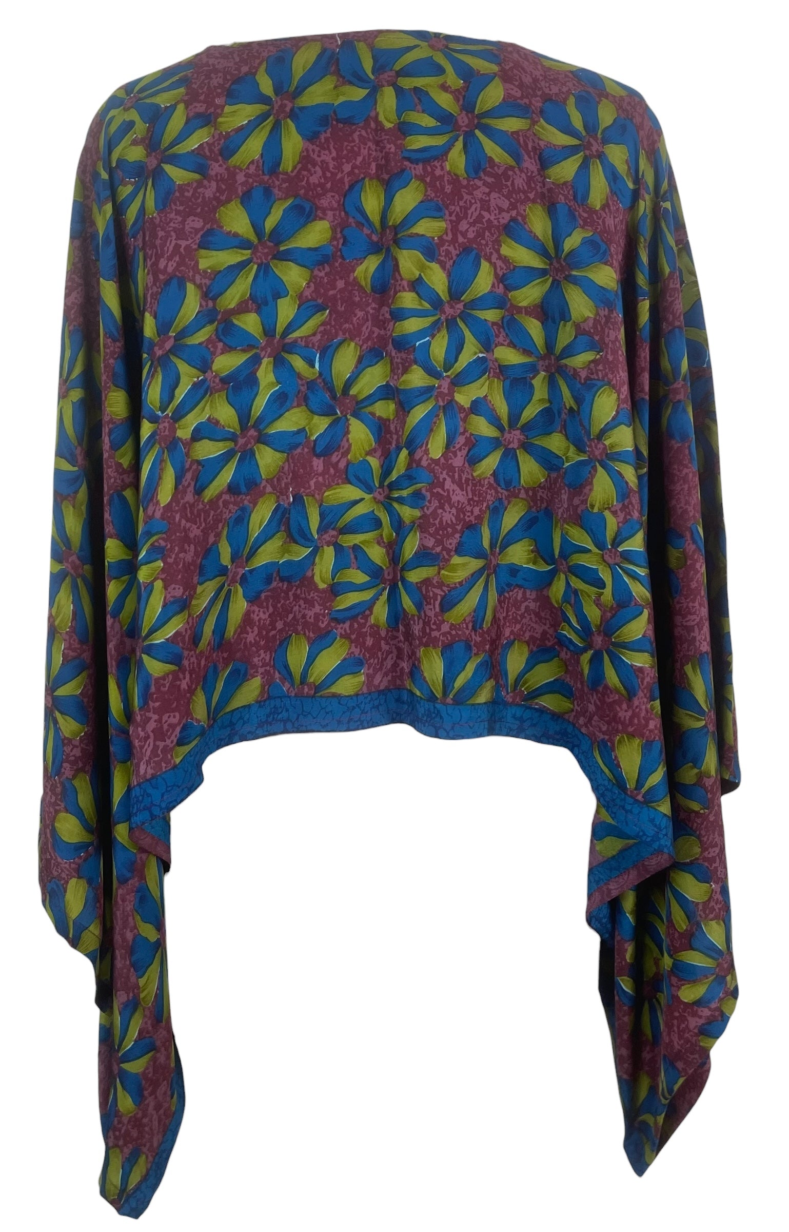 PREVIEW PRC8507 Avatar Pure Silk Kimono-Sleeved Top by FEBRUARY2026 – Handmade ethical Kimono Top from sariKNOTsari using upcycled silk. Designed in Canada for travel and slow fashion, loved from Toronto to LA to Sydney.
