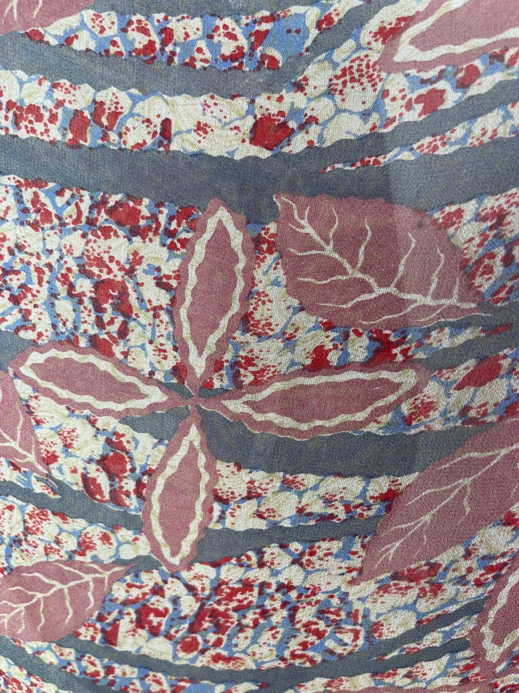 PRG7111 Sheer Avatar Pure Silk Waterfall Top