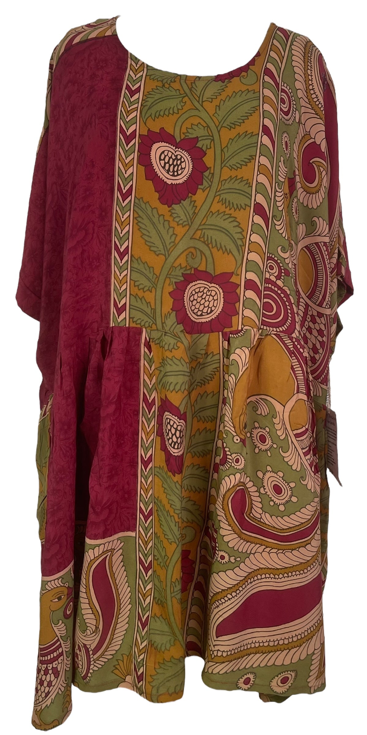 PRC7730 Avatar Pure Silk Boxy Babydoll Dress