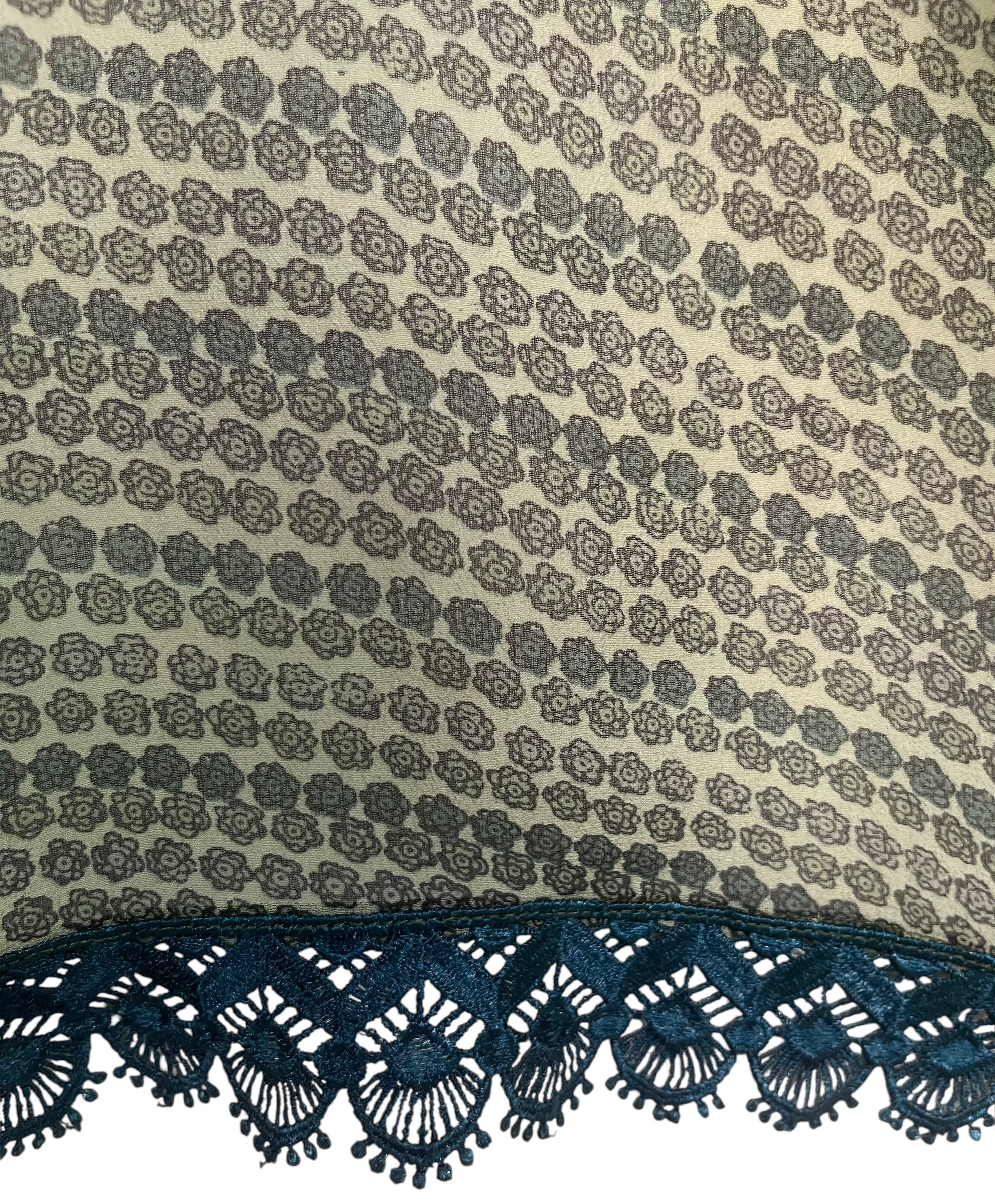 PRG7496 Sheer Wabi Sabi Pure Silk Hi Lo Top