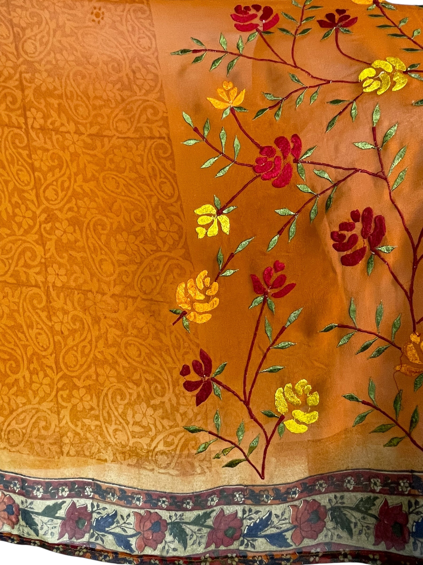 PREVIEW PRG8038  Sheer Avatar Pure Silk Capelet Poncho by DECEMBER2025 – Handmade ethical Poncho from sariKNOTsari using upcycled silk. Designed in Canada for travel and slow fashion, loved from Toronto to LA to Sydney.