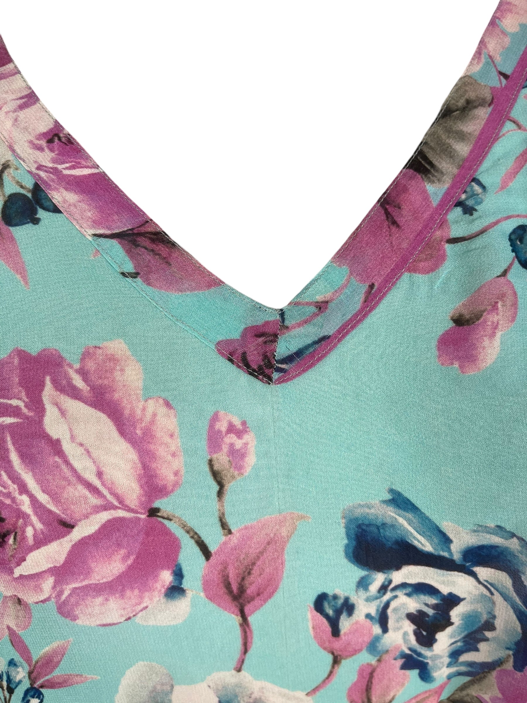 PREVIEW PRG8482 Sheer Avatar Pure Silk Long Tunic with Side Ties